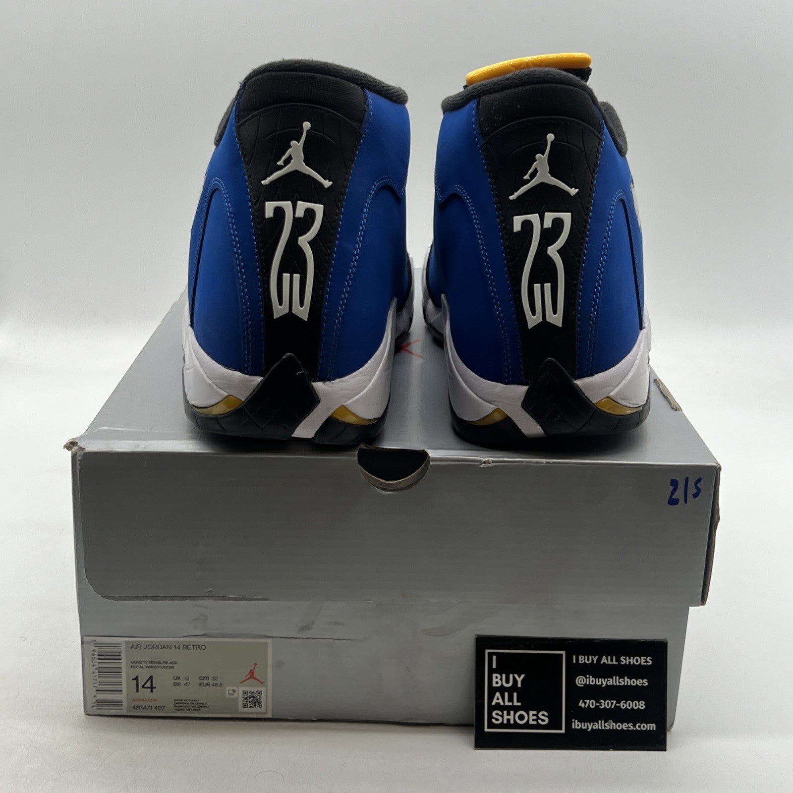Size 14 - Air Jordan 14 Retro Laney (487471-407)