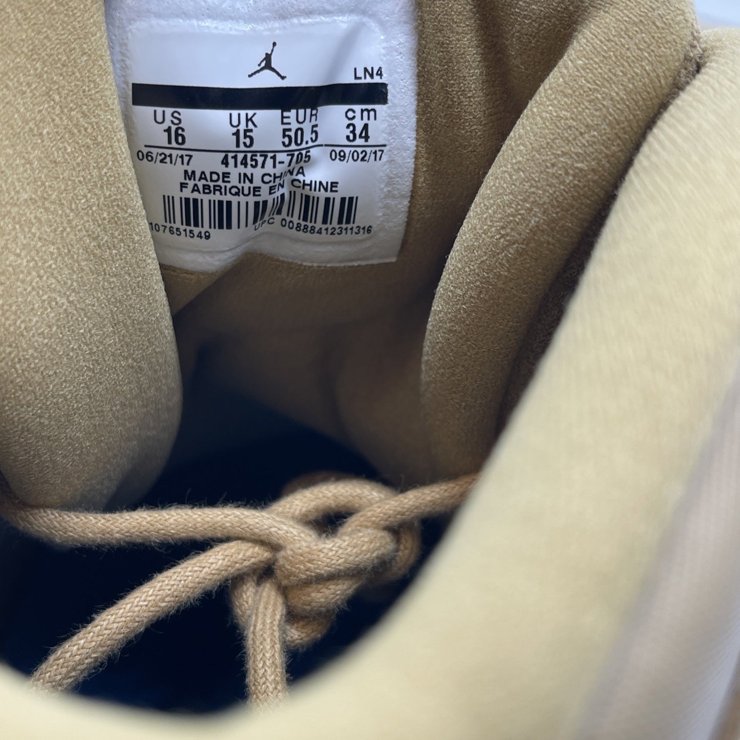 Size 16 - Air Jordan 13 Retro Wheat Brown Suede (414571-705)
