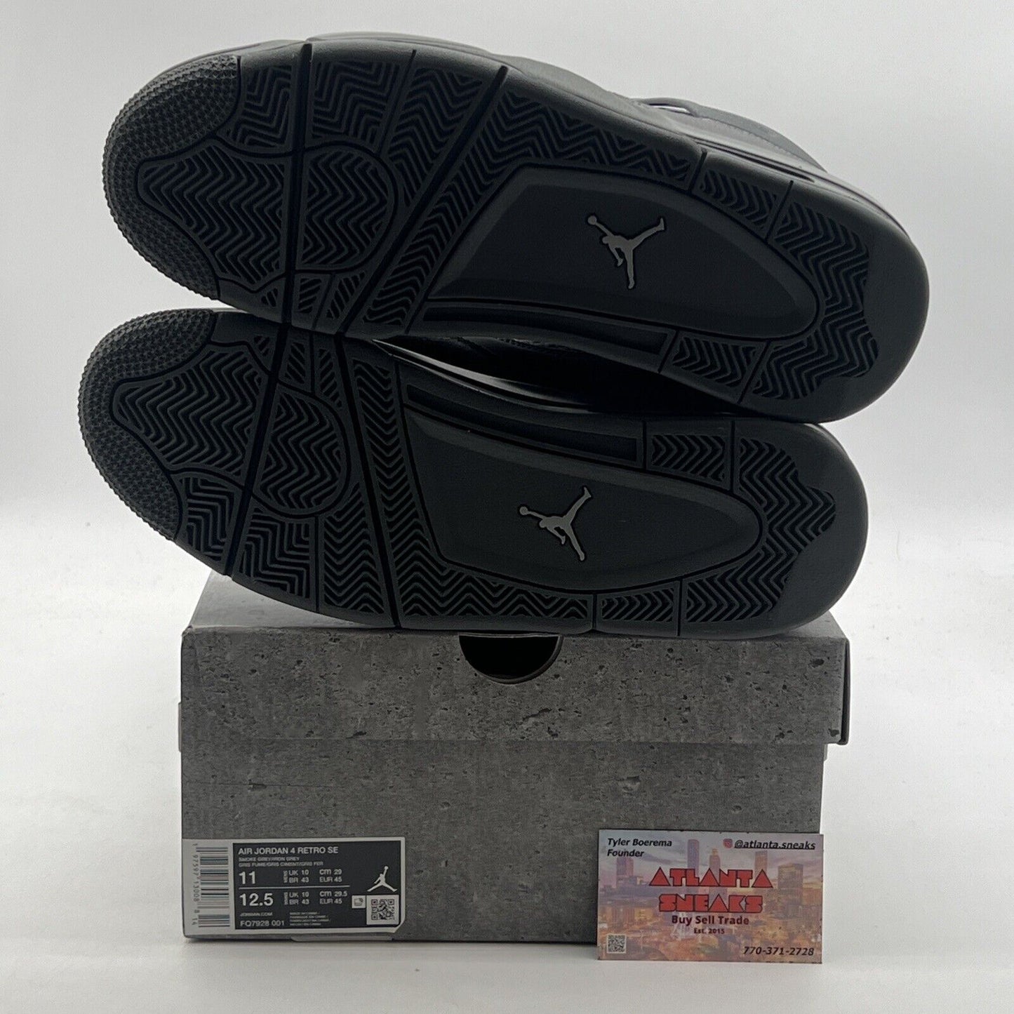 Size 11 - Air Jordan 4 Retro 2024 Paris Olympics Wet Cement (FQ7927-001)