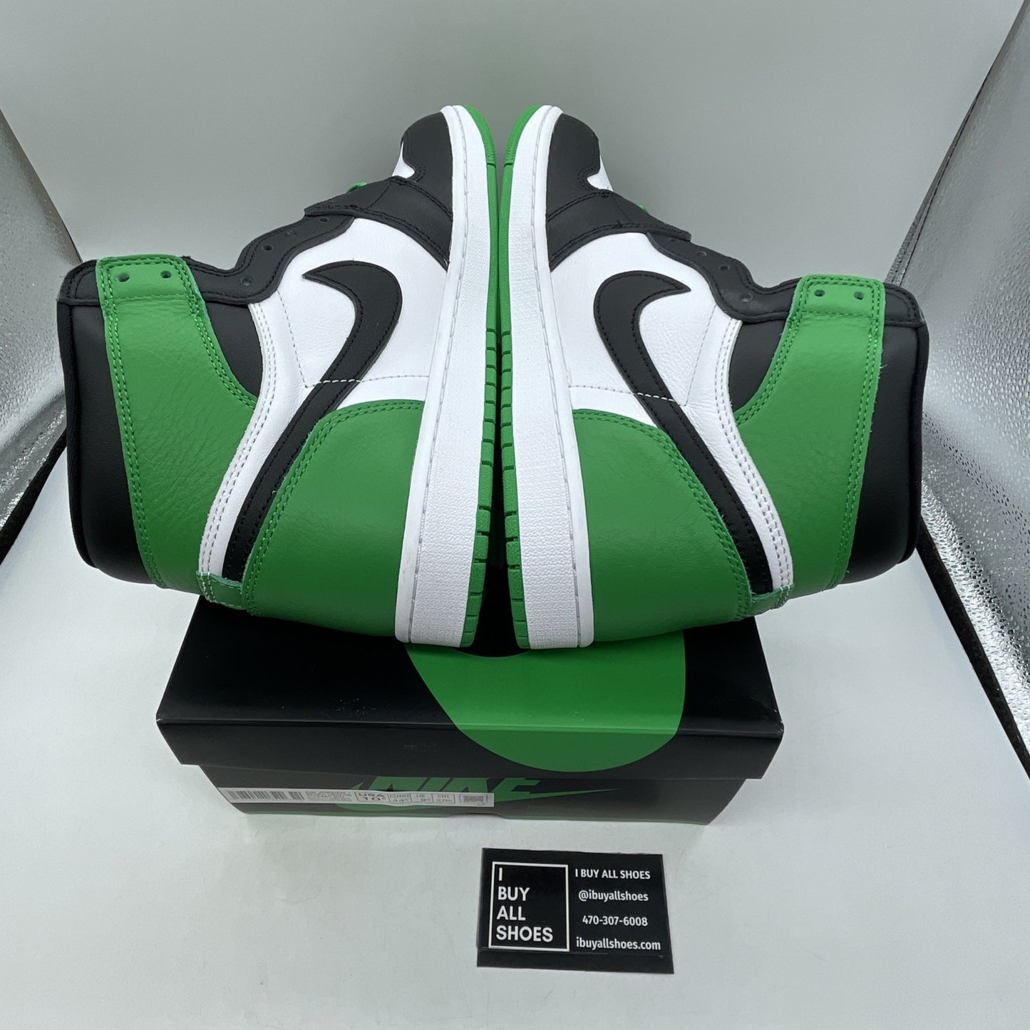 Size 10.5 - Air Jordan 1 Retro OG High Lucky Green (DZ5485-031)