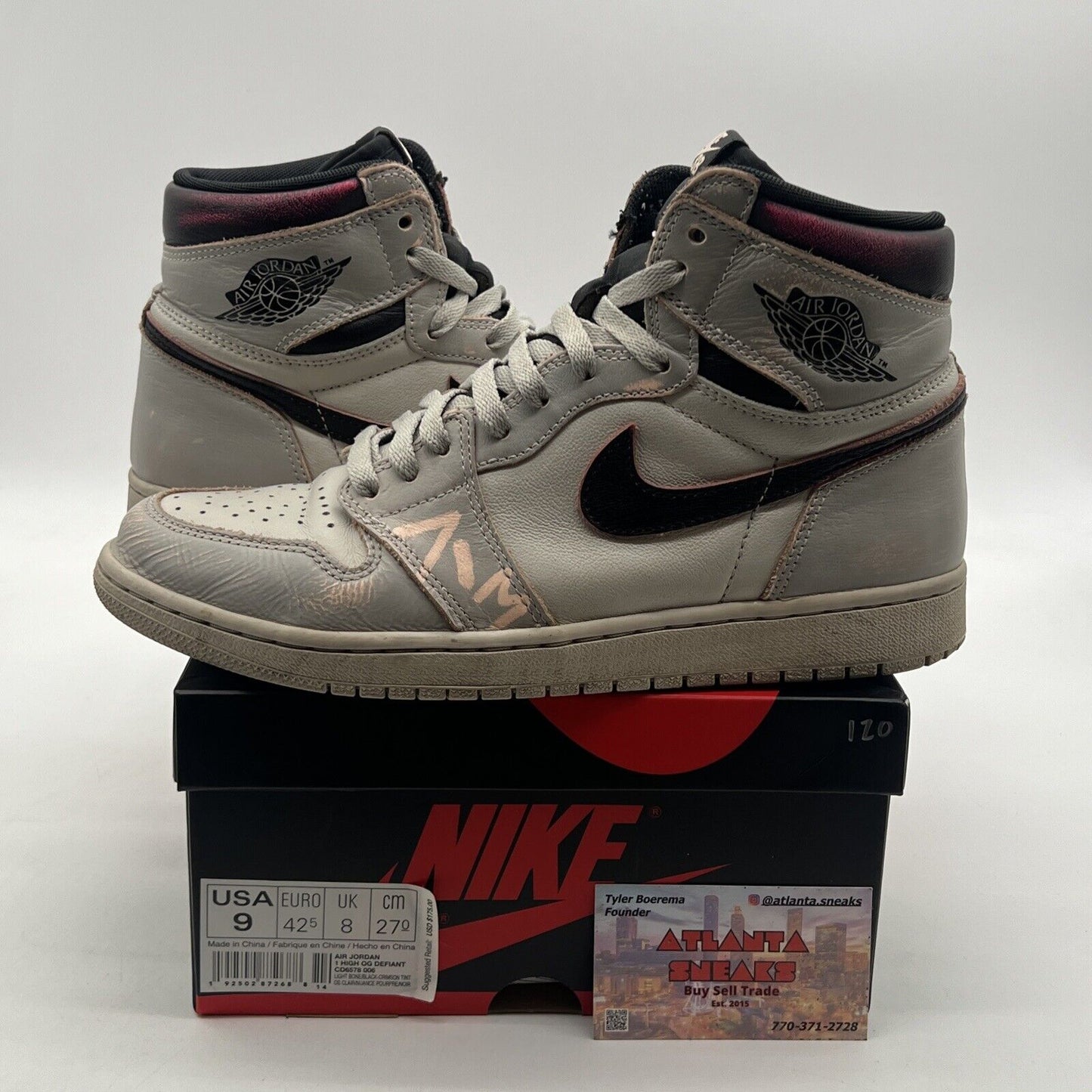 Size 9 - Air Jordan 1 Retro SB High NYC to Paris (CD6579-006)
