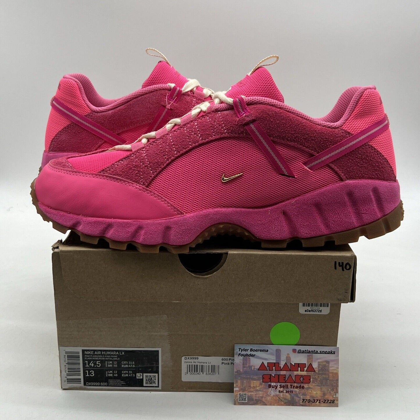 Size 14.5 - Nike Jacquemus x Air Humara LX Pink Flash W (DX9999-600)