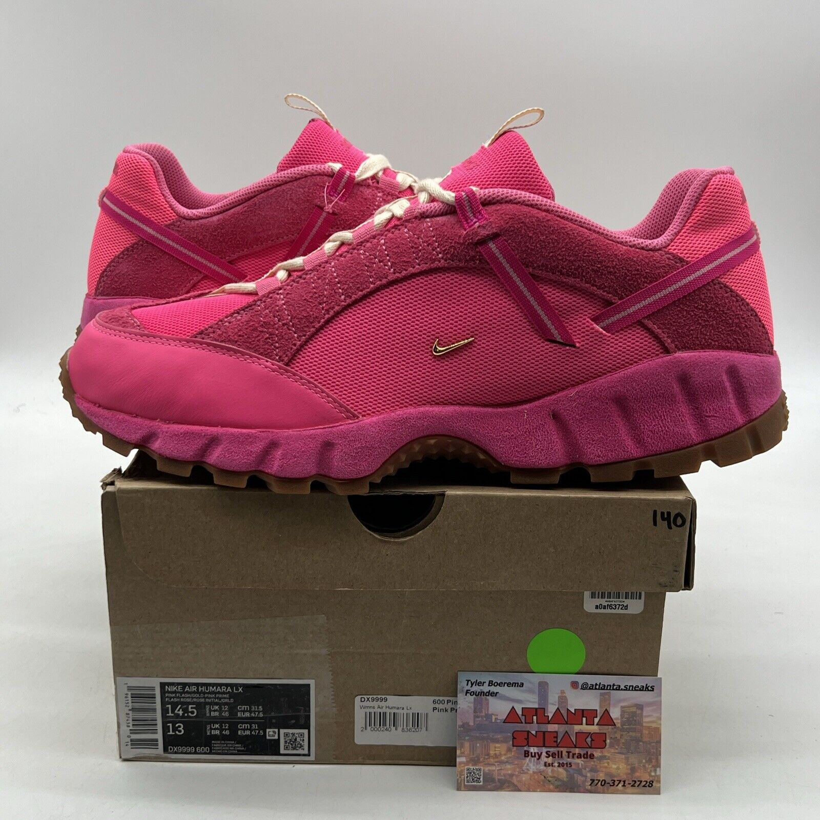 Size 14.5 - Nike Jacquemus x Air Humara LX Pink Flash W (DX9999-600)