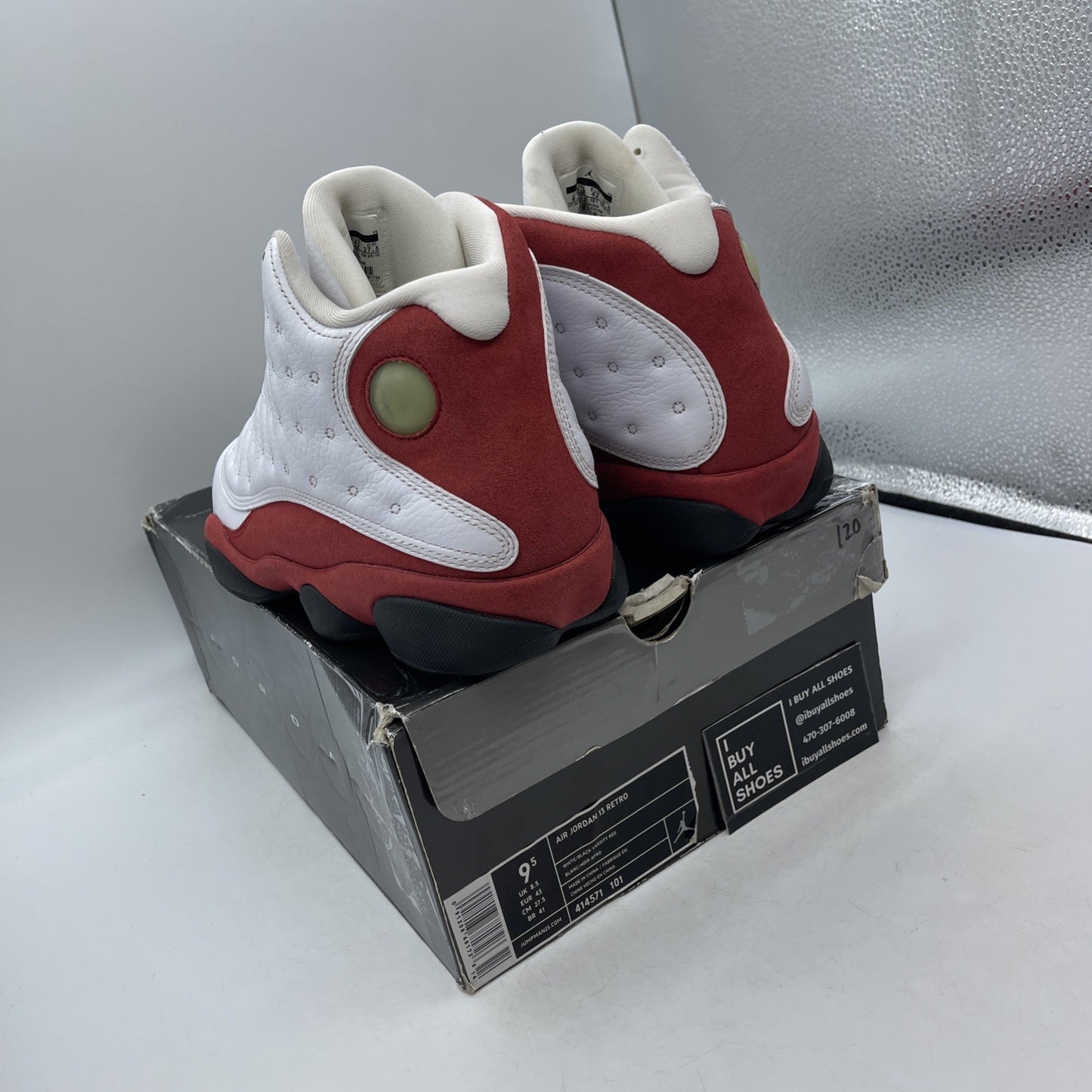 Size 9.5 - Air Jordan 13 Retro 2010 Cherry (414571-101)