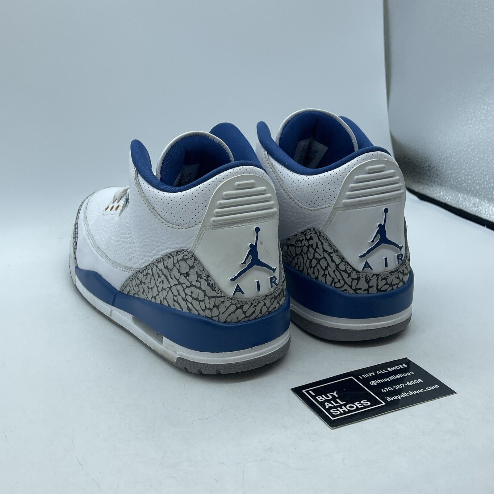 Size 11 - Jordan 3 Retro Mid Washington Wizards Blue White Grey (CT8532-148)