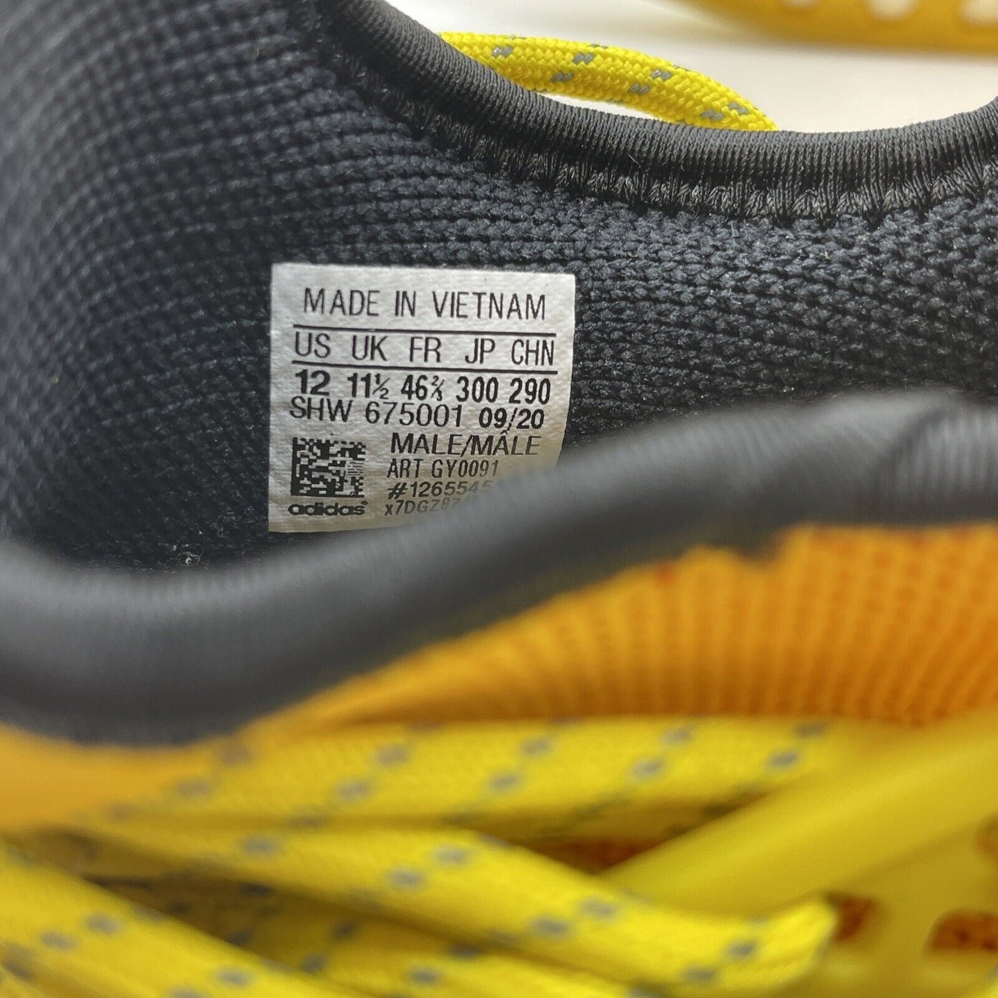 Size 12 - adidas Pharrell x NMD Human Race Yellow Grey Suede (GY0091)