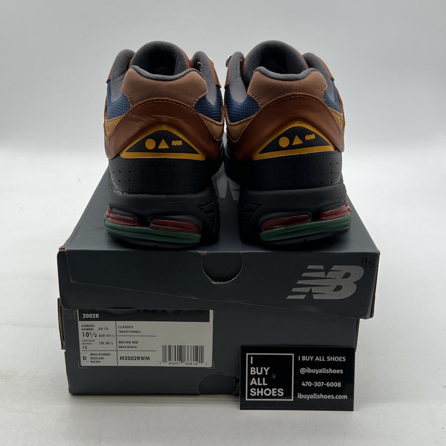 Size 10.5 - New Balance 2002R Hiking Pack - Brown (M2002RWM)