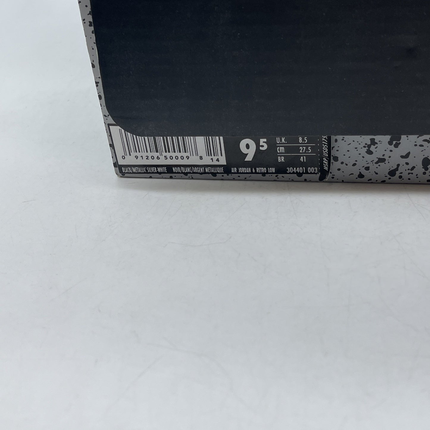 Size 9.5 - Air Jordan 6 Retro Low Chrome (304401-003)