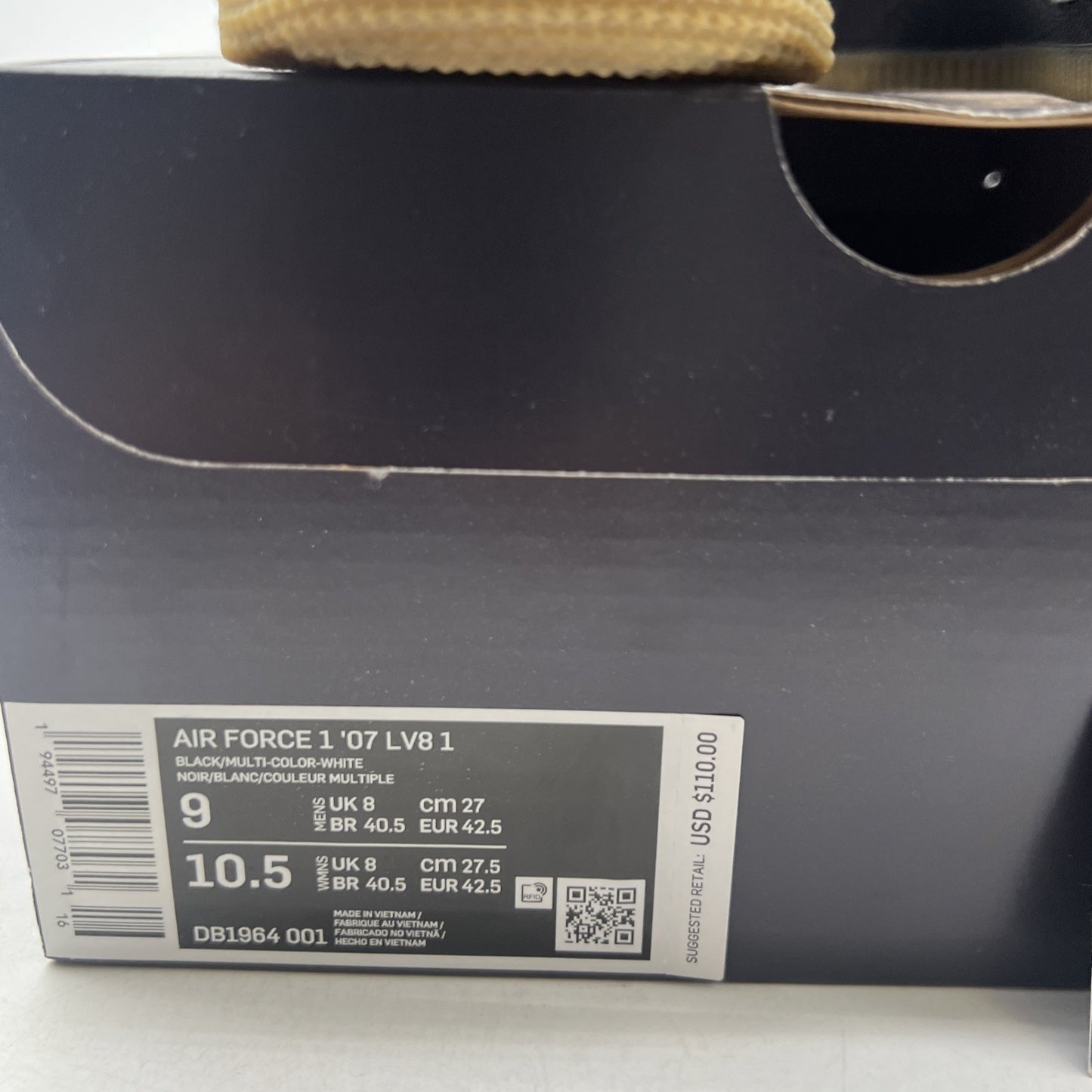 Size 9 - Nike Air Force 1 Low Camo Denim Remix (DB1964-001)