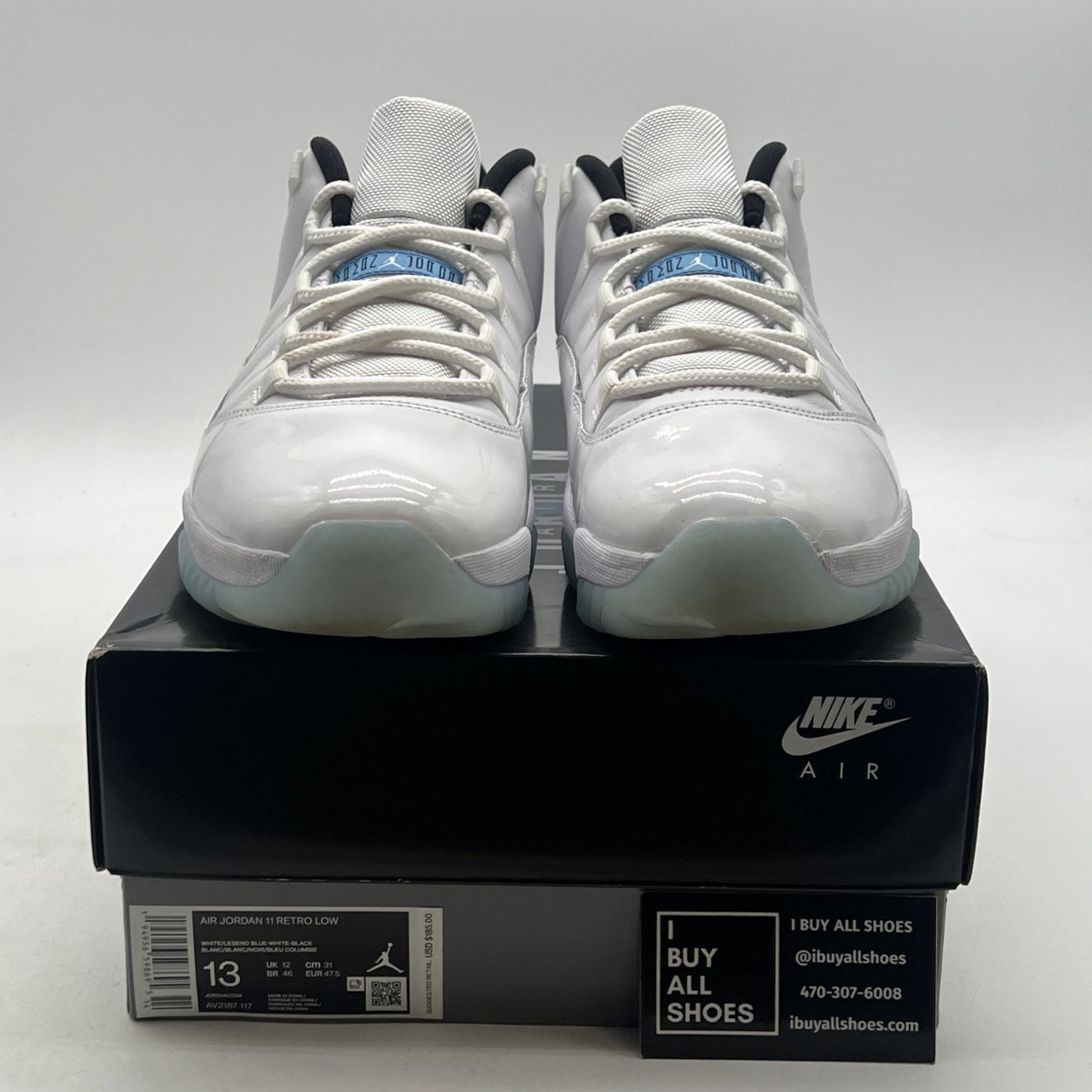 Size 13 - Air Jordan 11 Retro Low Legend Blue (AV2187-117)