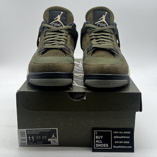 Size 11 - Air Jordan 4 SE Retro Low Craft - Olive (FB9927-200)