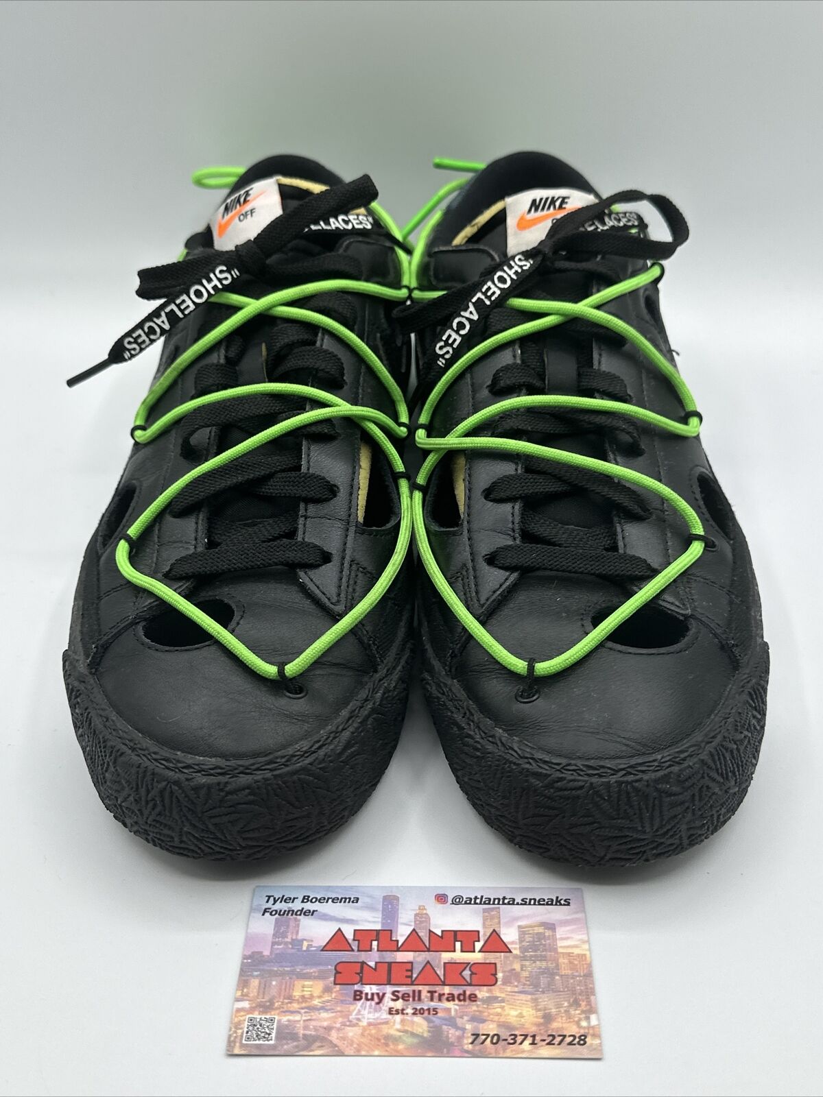 Size 12.5 - Nike Blazer Low x Off-White Black 2022