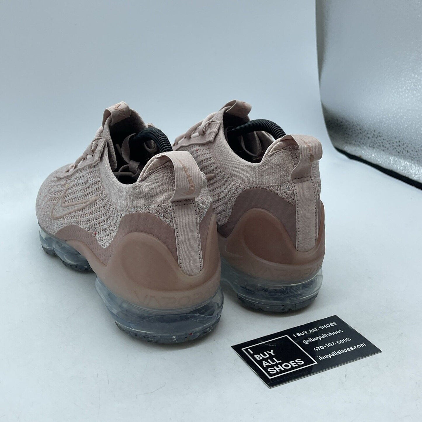 Size 11W - Nike Air VaporMax 2021 Flyknit Pink Oxford Suede (DJ9975-600)
