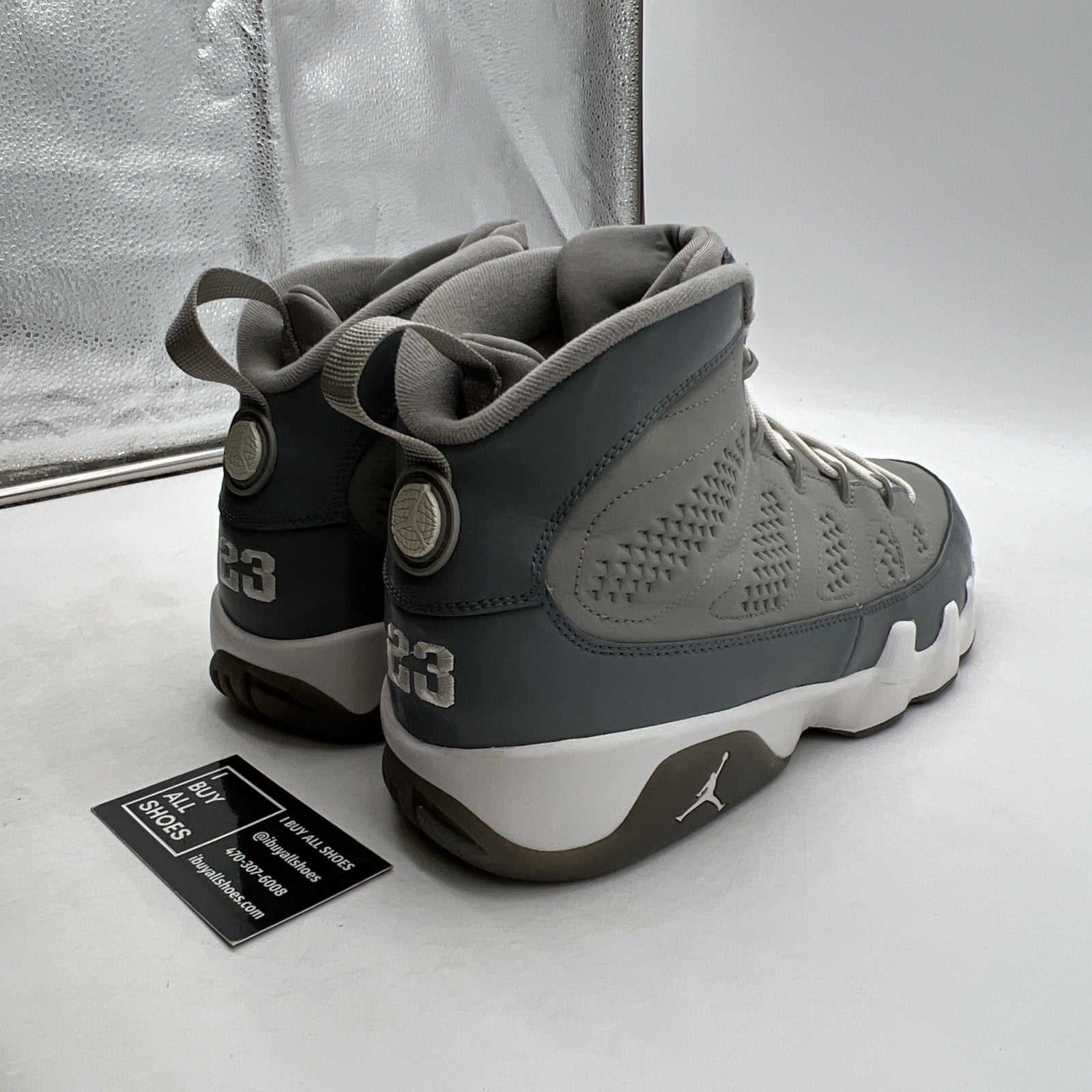 Size 13 - Air Jordan 9 Retro 2012 Cool Grey (302370-015)