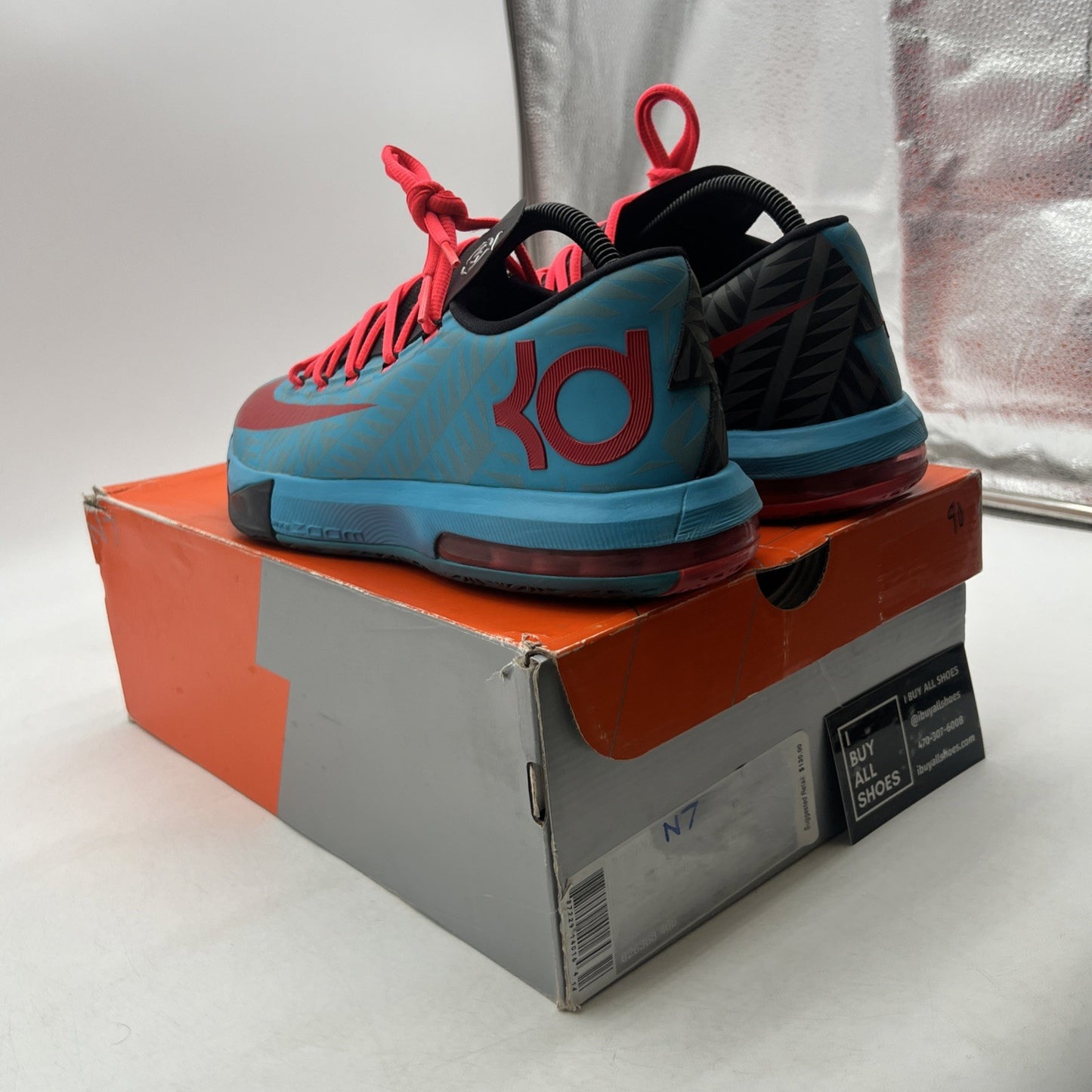 Size 8.5 - Nike KD 6 N7 - (626368-466)