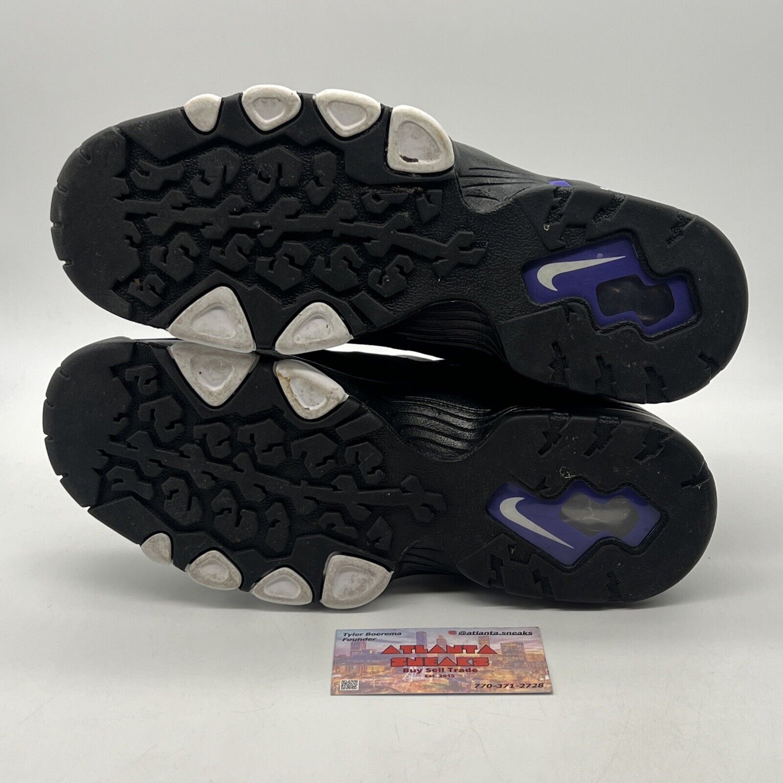 Size 10 - Nike Air Max 2 CB 94 2015 Black Purple Black White Suede (305440-006)