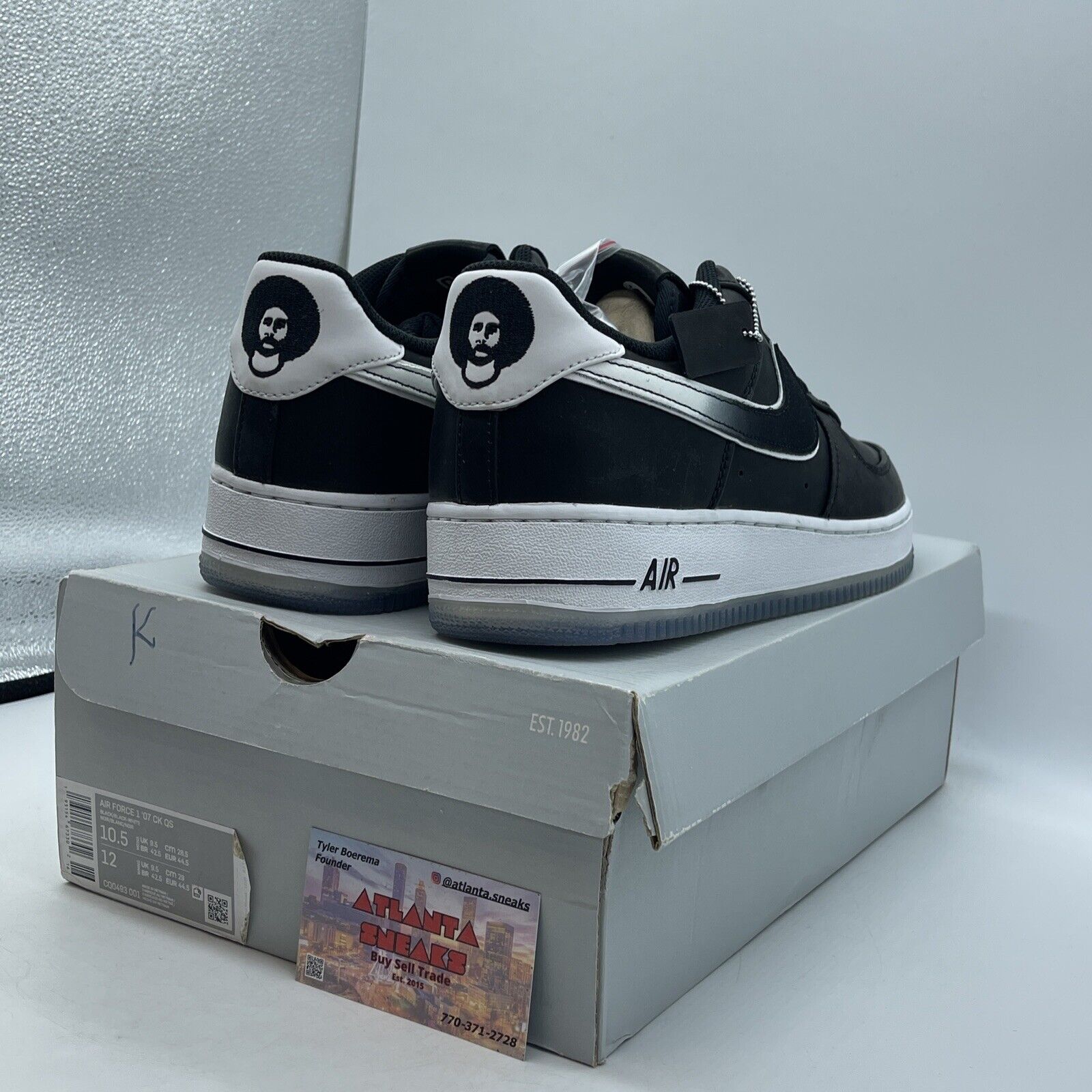Size 10.5 - Nike Colin Kaepernick x Air Force 1 07 QS Low True to 7 (CQ0493-001)