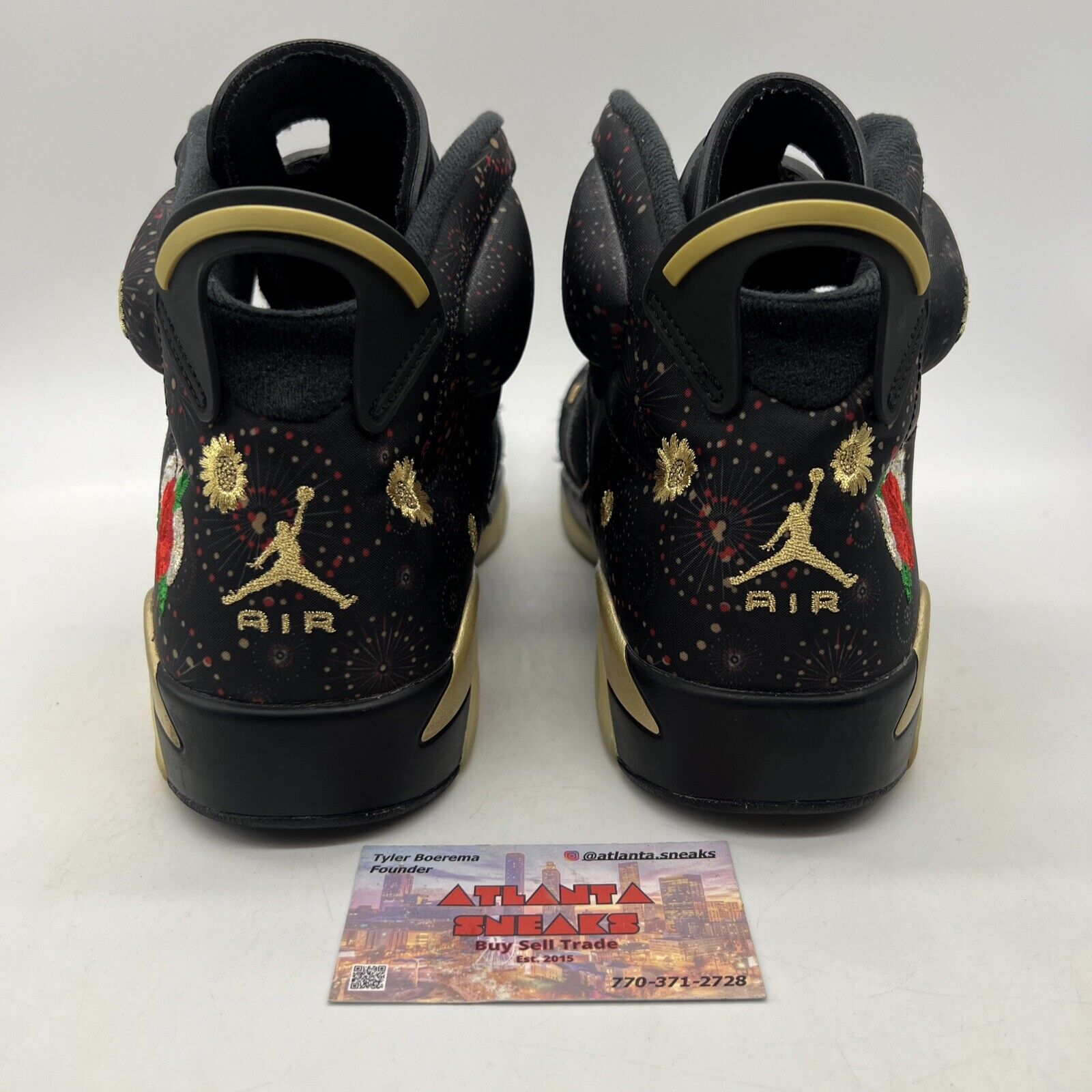 Size 11 - Air Jordan 6 Retro Chinese New Year Black Gold Suede (AA2492-021)