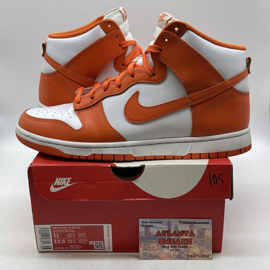 Size 11 - Nike Dunk SP 2021 High Syracuse Orange White Leather (DD1399-101)
