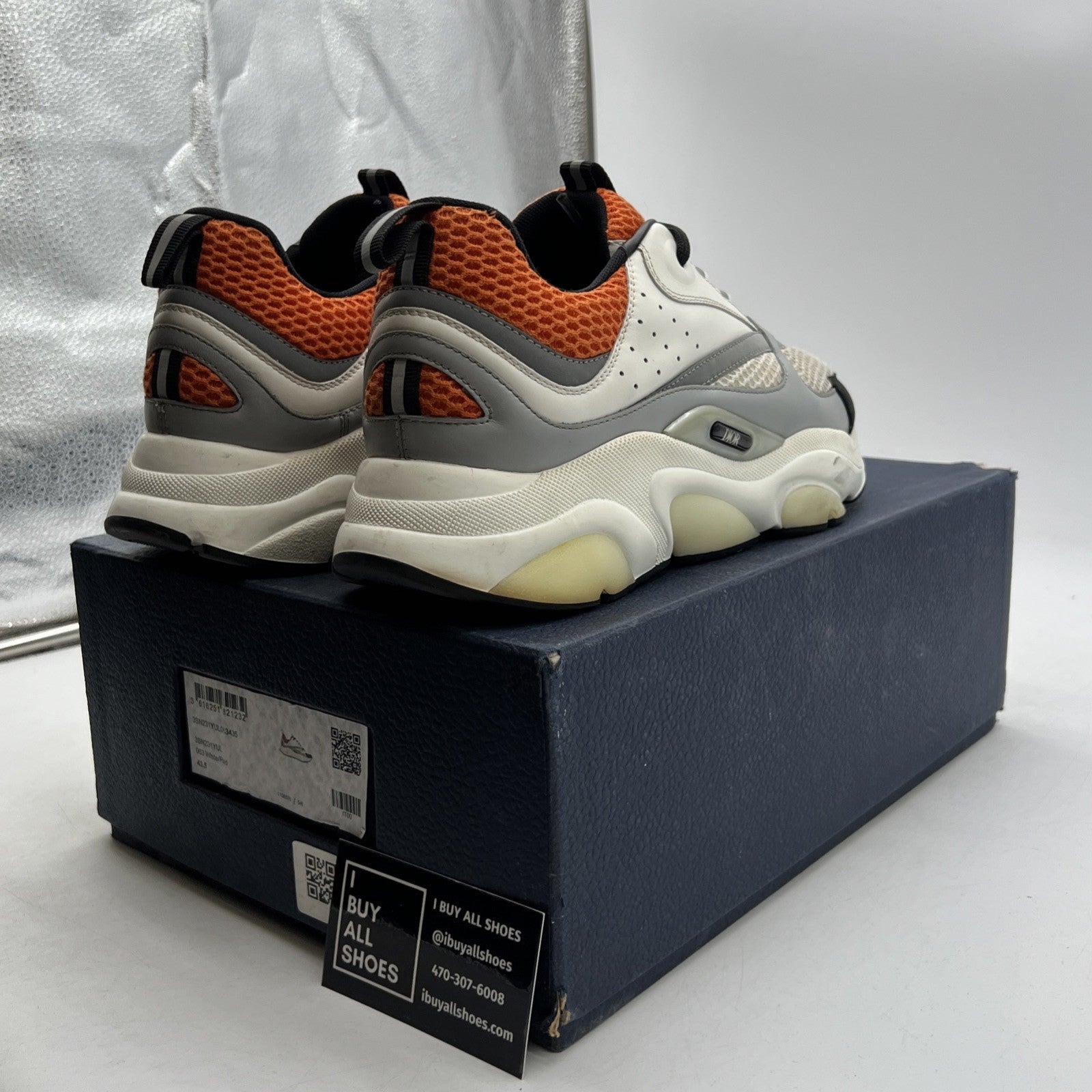 Size 43.5 - Dior B22 Orange Leather (3SN231YUL063435)