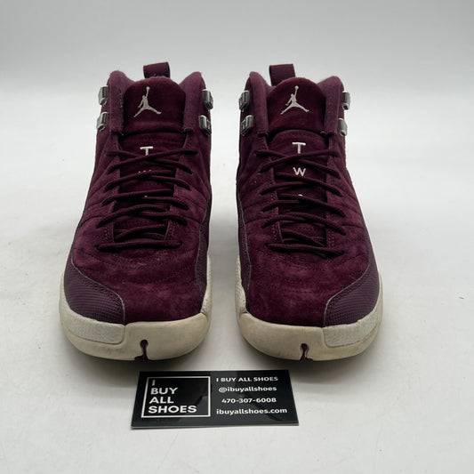 Size 7Y - Air Jordan 12 Red Basketball Shoes Sneakers (153265-617)