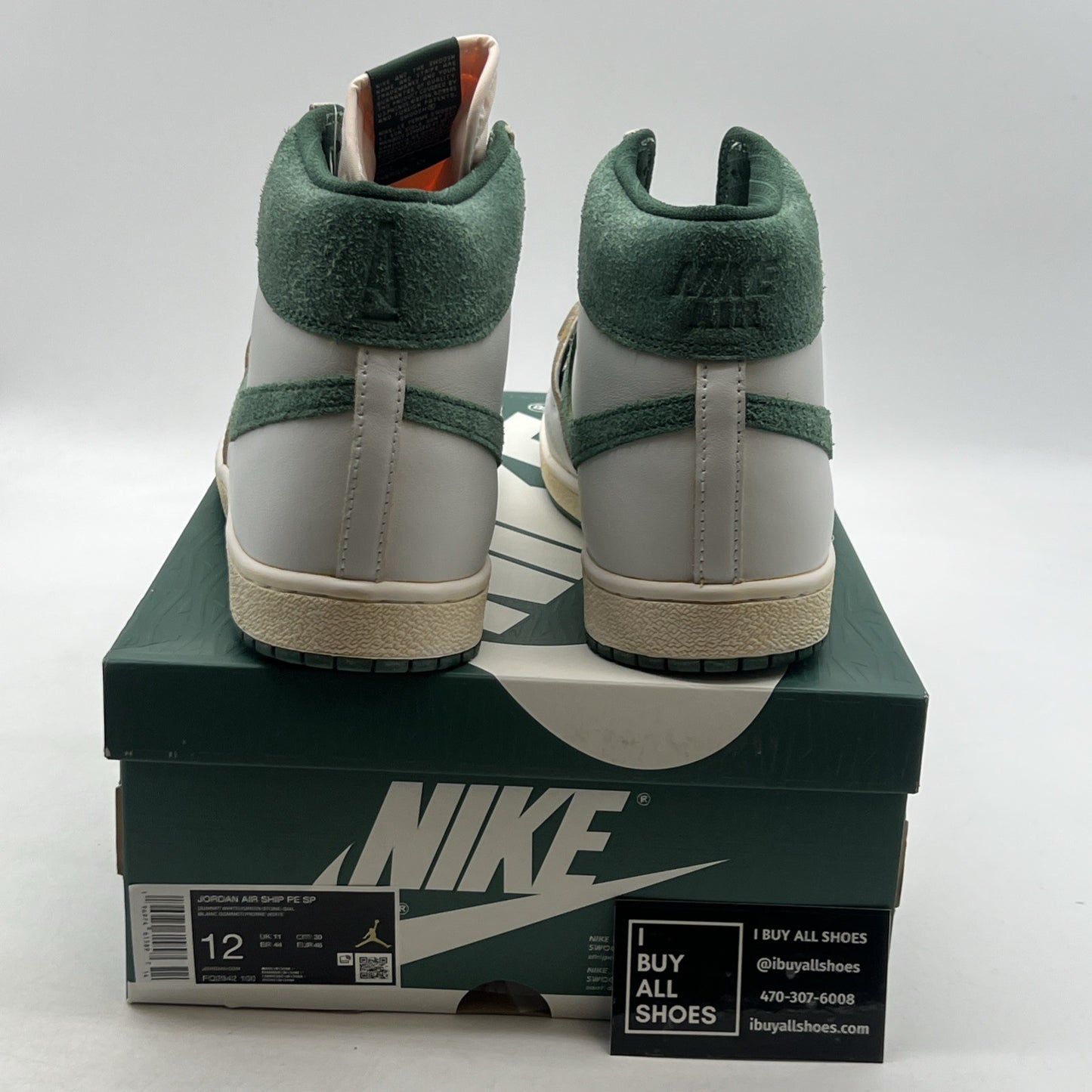 Size 12 - A Ma Maniére x Air Jordan Jordan Air Ship PE SP Green Stone