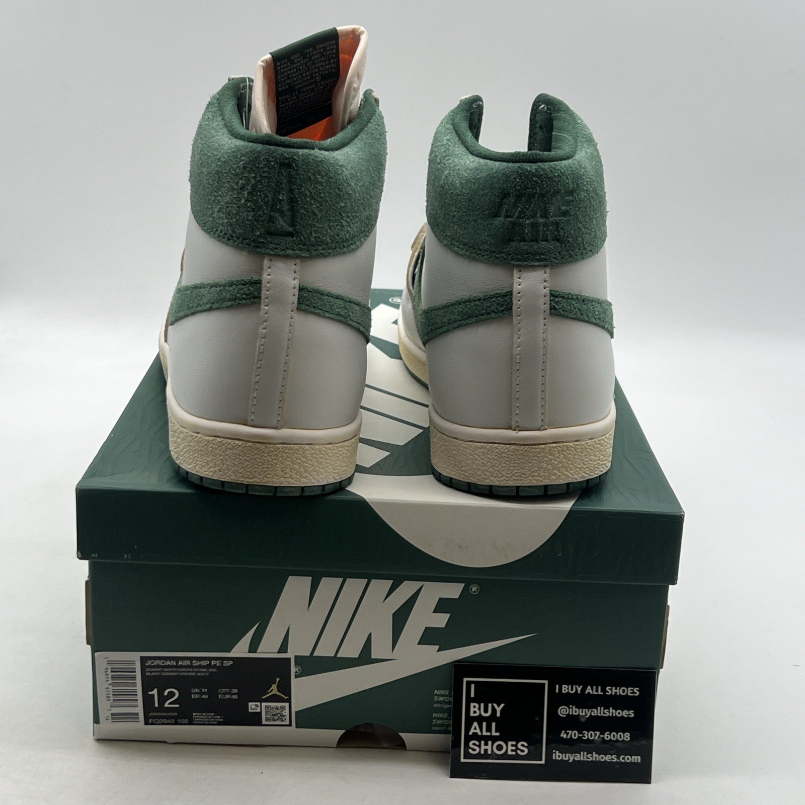 Size 12 - A Ma Maniére x Air Jordan Jordan Air Ship PE SP Green Stone