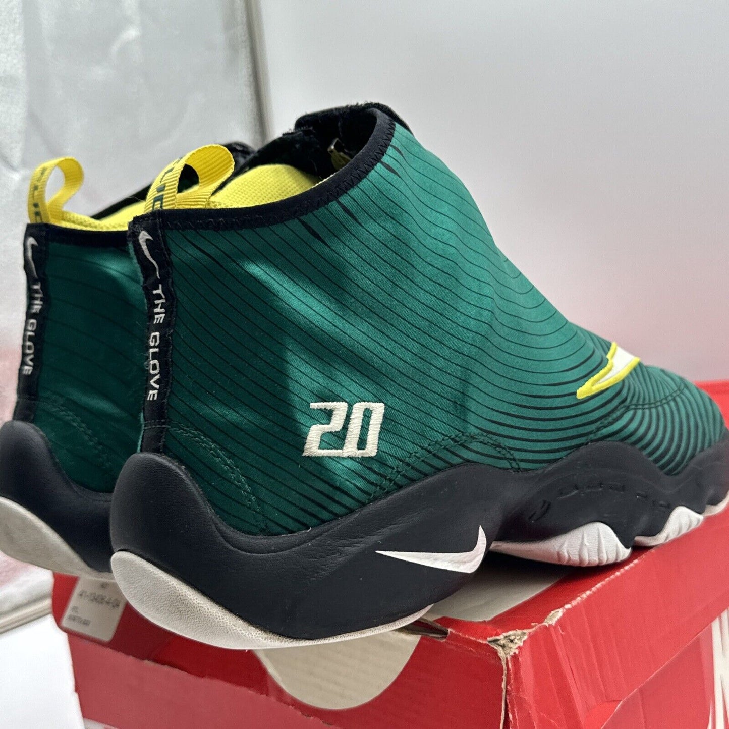Size 12 - Nike Air Zoom Flight QS Sole Collector 2013 Green Yellow Black Suede