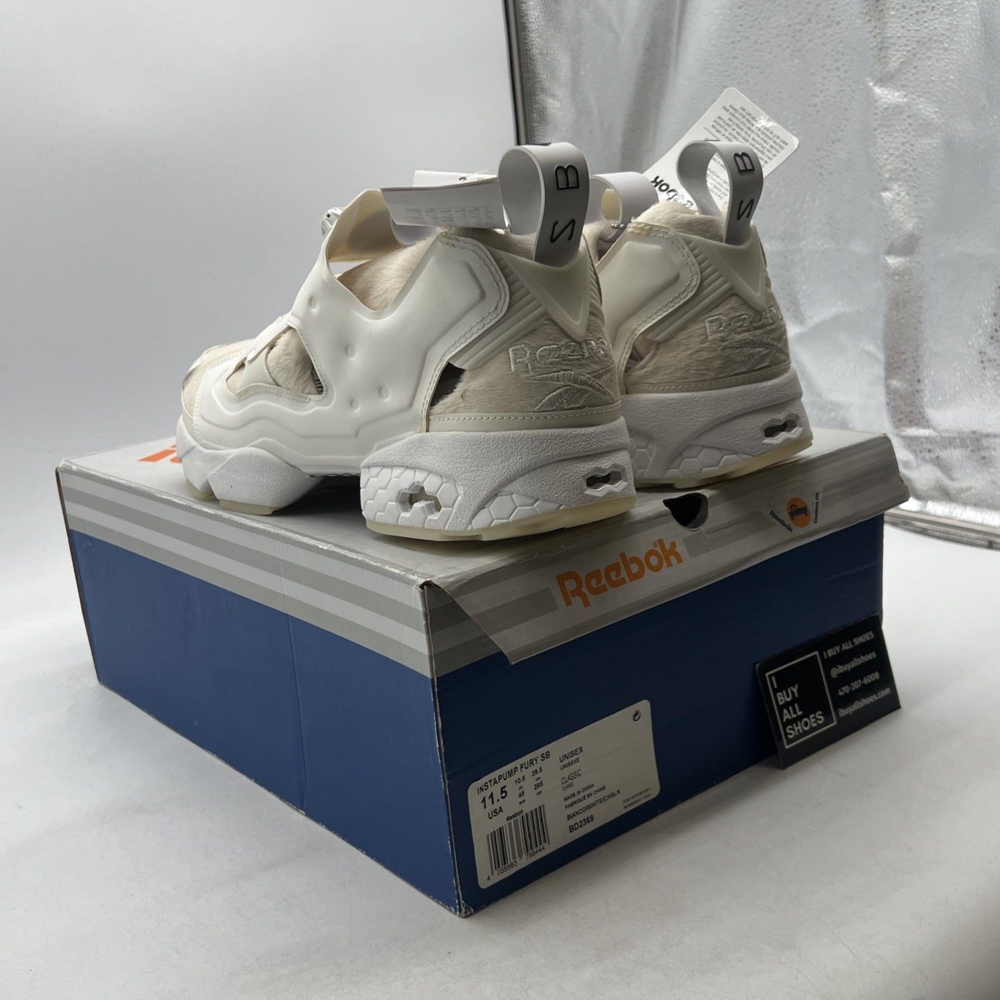 Size 11.5 - Reebok Sneakerboy x InstaPump Fury White (BD2369)