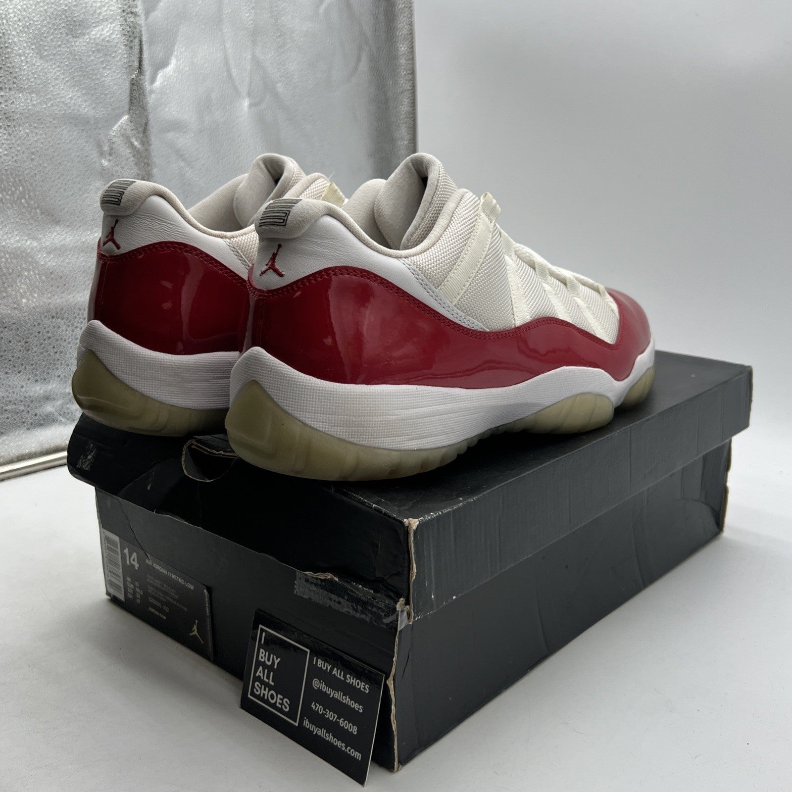 Size 14 - Air Jordan 11 Retro 2016 Low Cherry (528895-102)