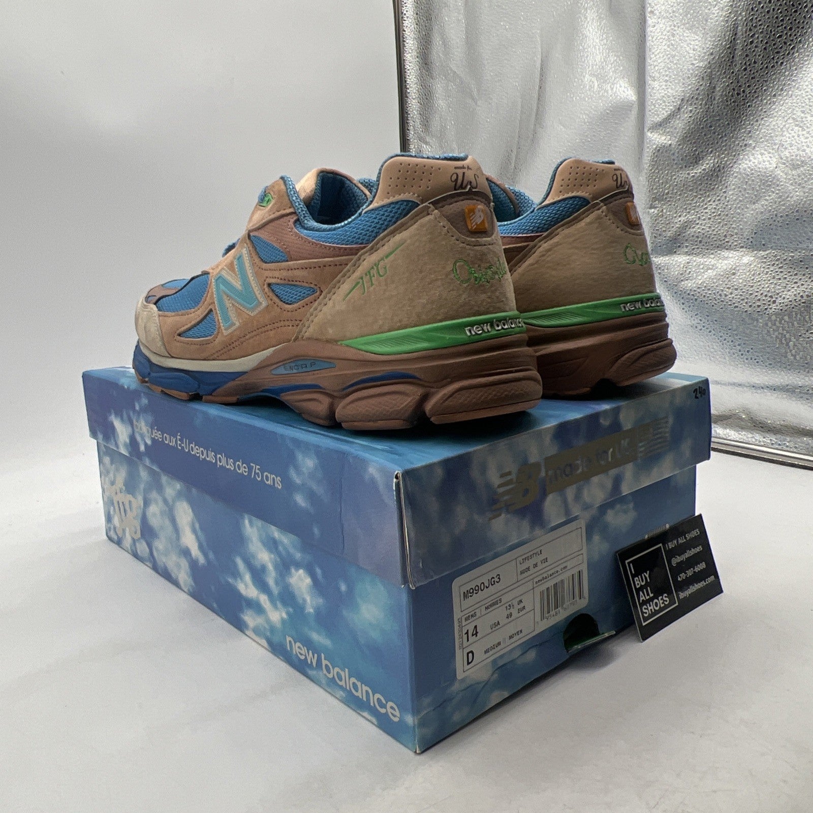 Size 14 -New Balance Joe Freshgoods x 990v3 Made In USA Outside Clothes (M990JG)