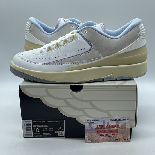 Size 10W - Air Jordan 2 Low Look, Up in the Air Brown Suede White (DX4401-146)