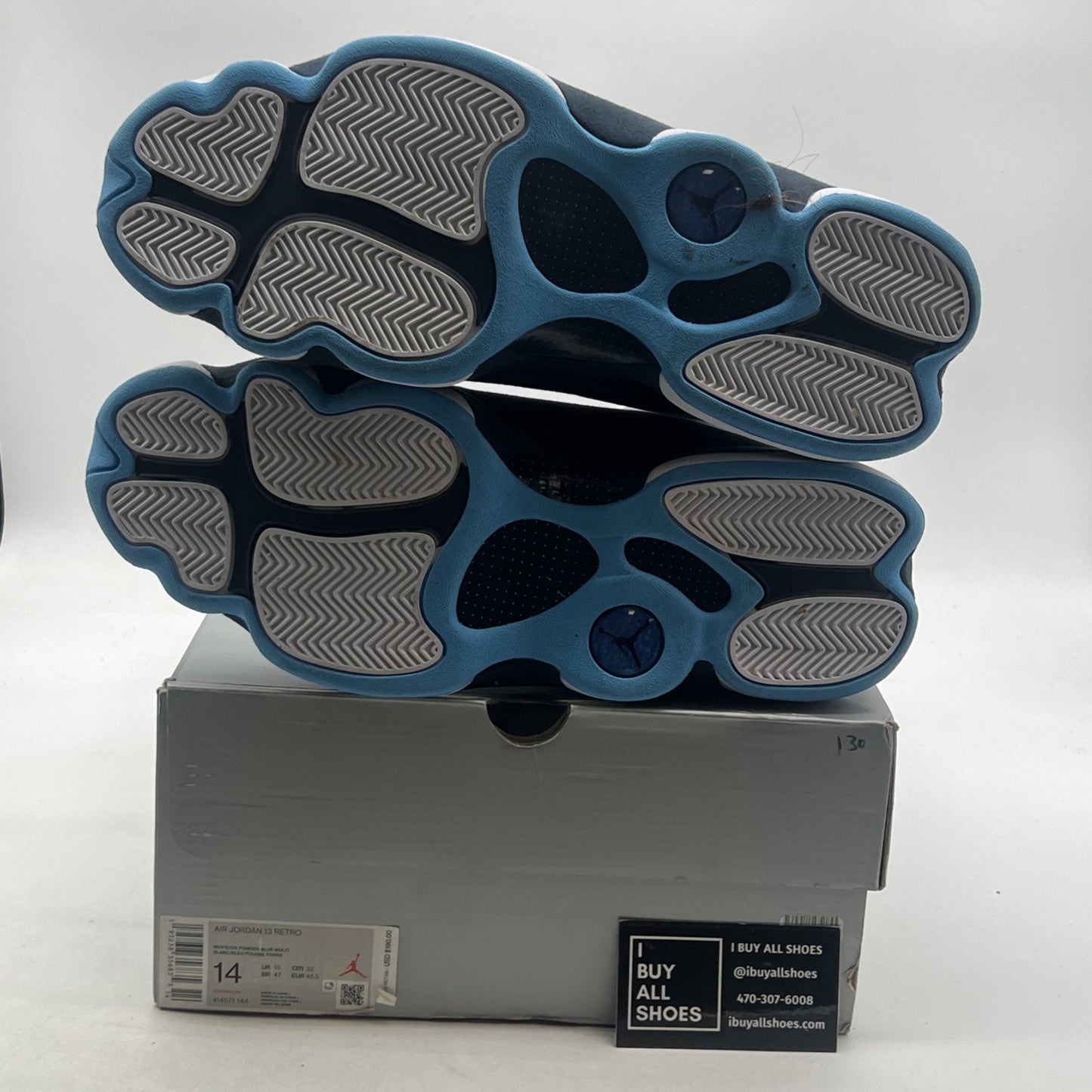 Size 14 - Air Jordan 13 Retro Obsidian (414571-144)