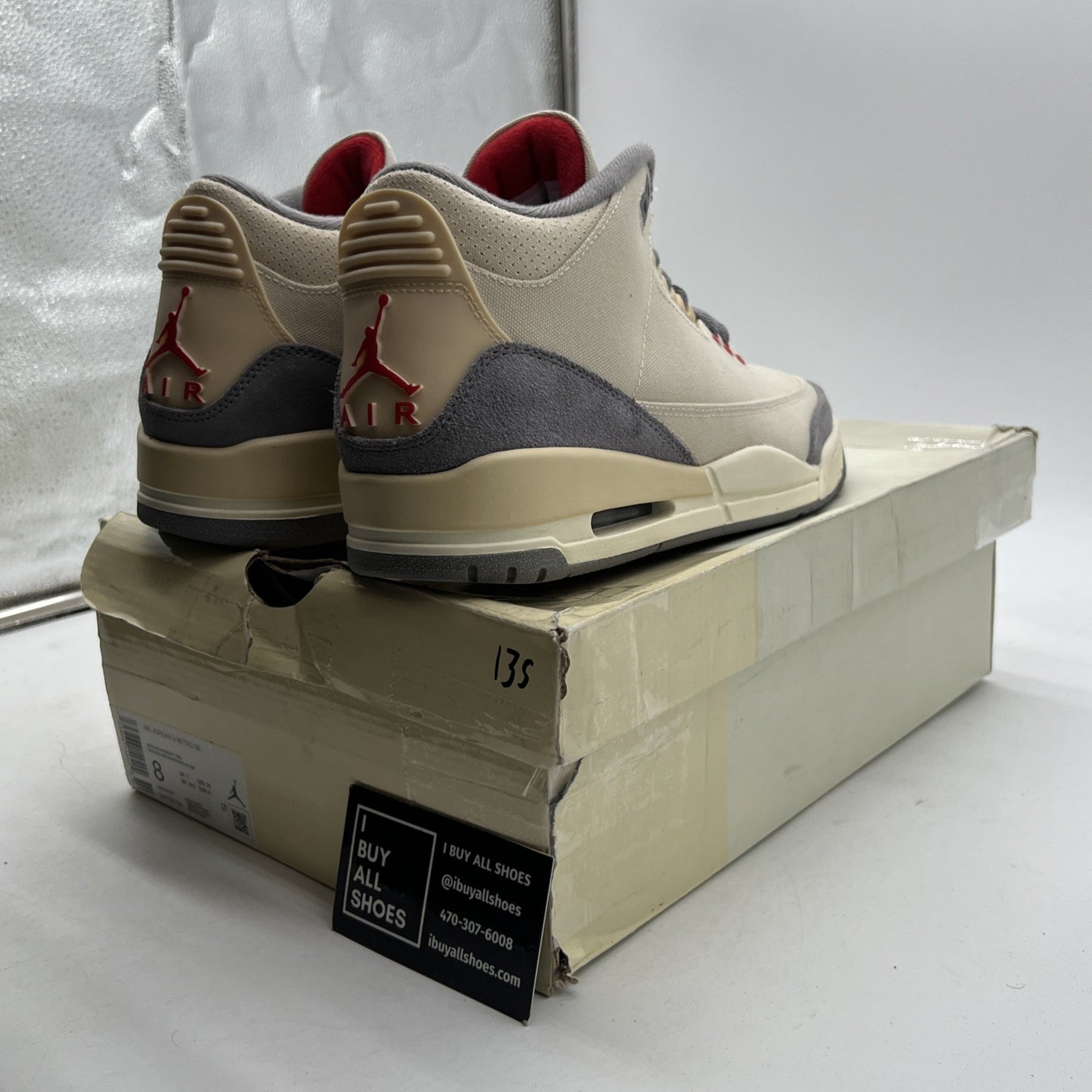 Size 8 - Air Jordan 3 Muslin (DH7139-100)