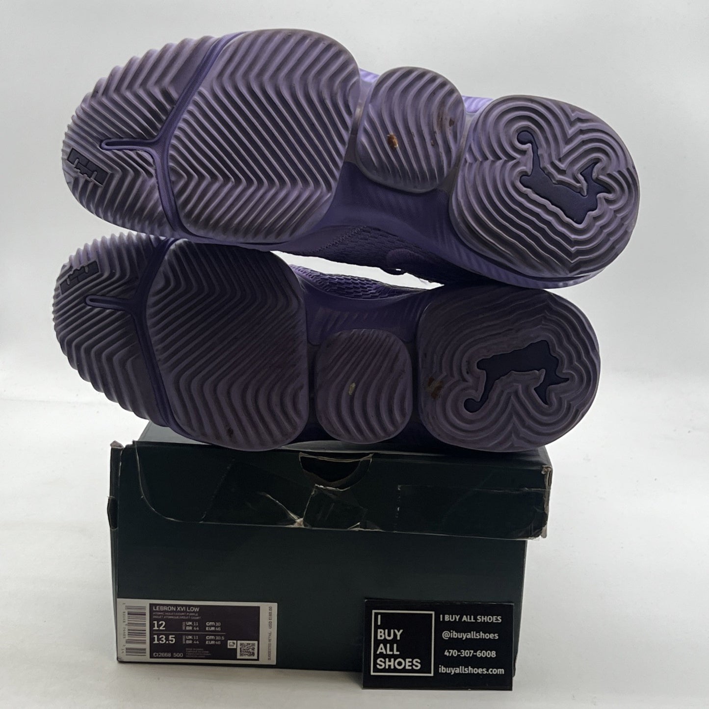 Size 12 - Nike LeBron 16 Low Atomic Purple (CL2668-500)