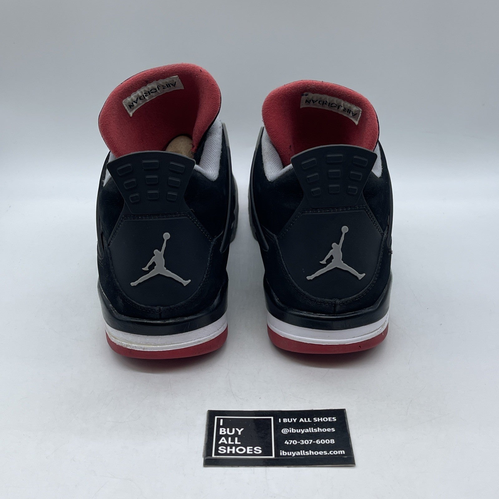 Size 14 - Air Jordan 4 Retro bred release 2012 (308497-089)