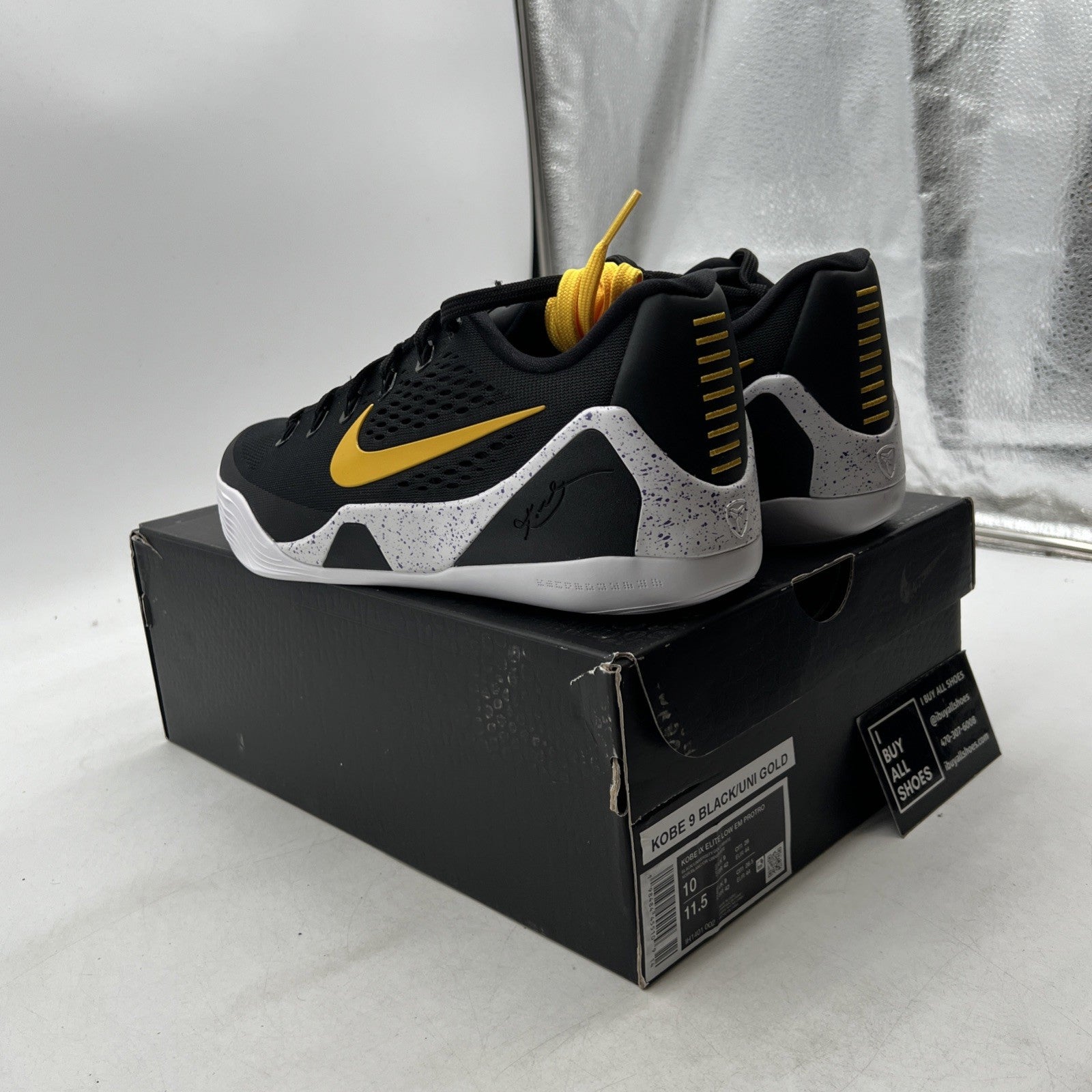 Size 10 - Nike Kobe 9 EM Protro TB Lakers Away (IH1401-002)