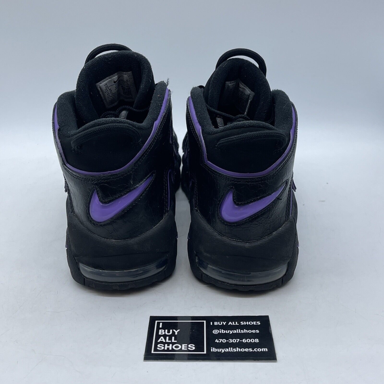 Size 10 - Nike Air More Uptempo '96 Black Action Grape Black Suede (DV1879-001)