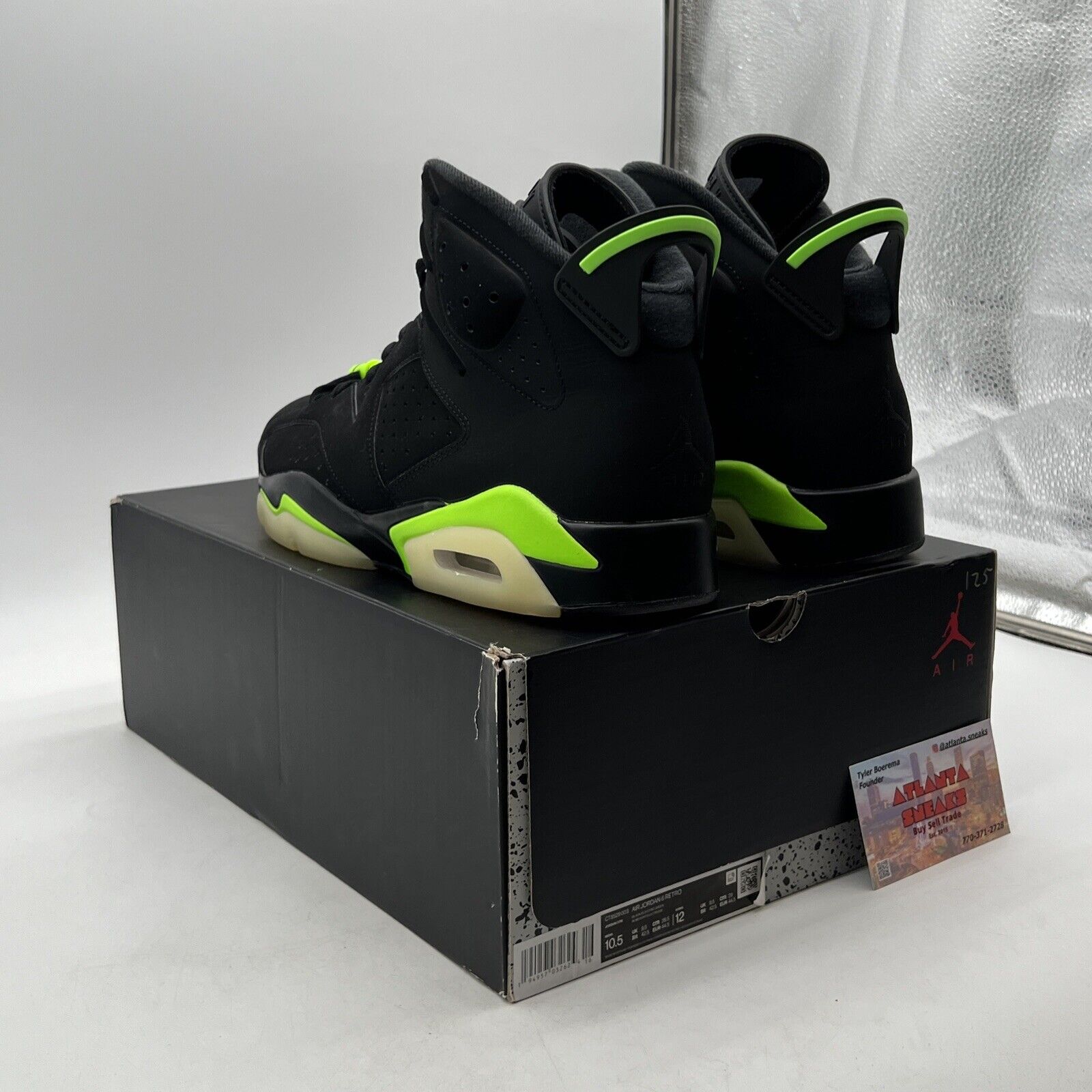 Size 10.5 - Jordan 6 Retro Electric Green 2021 (CT8529-003)