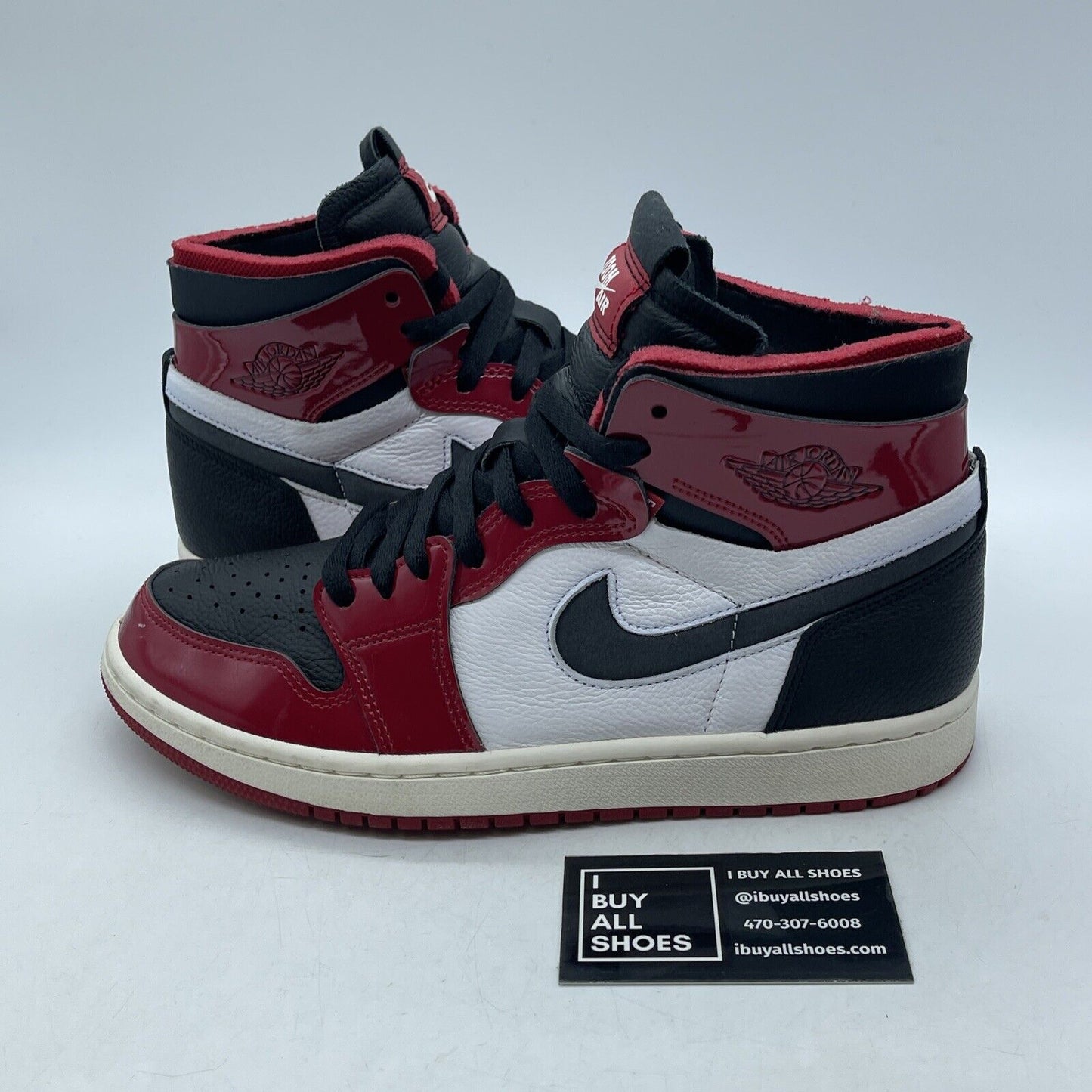 Size 9W - Air Jordan 1 Zoom Comfort High Chicago Bulls Leather (CT0979-610)
