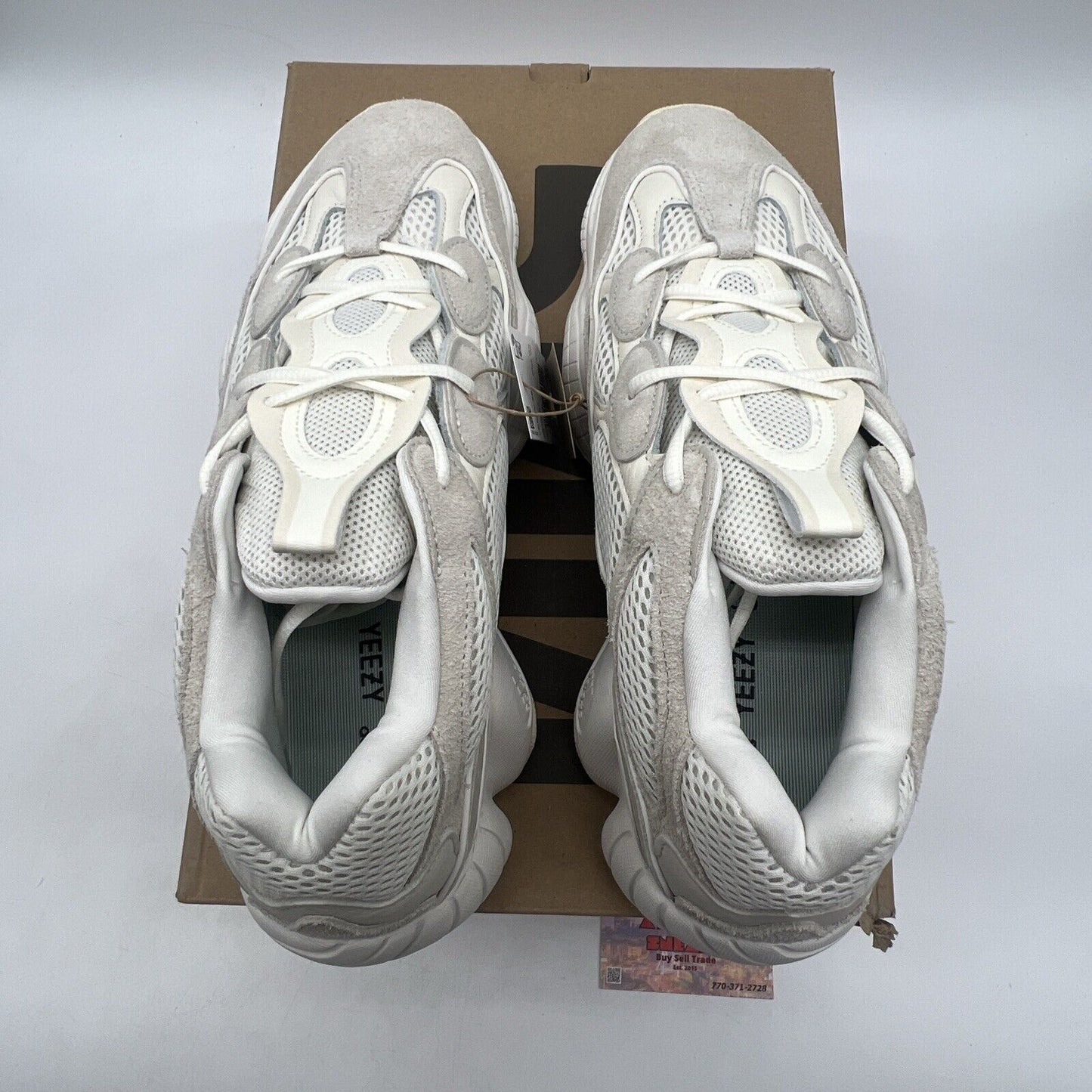 Size 13 - adidas Yeezy 500 2023 Bone White Suede (ID5114)