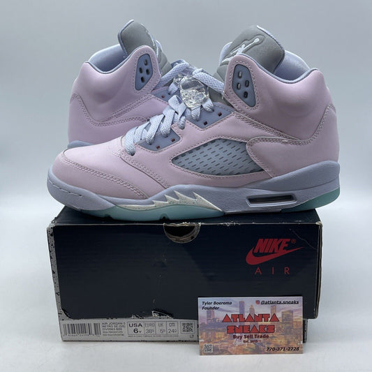 Size 6Y - Air Jordan 5 Easter Pink Purple Blue White (DV0563-600)