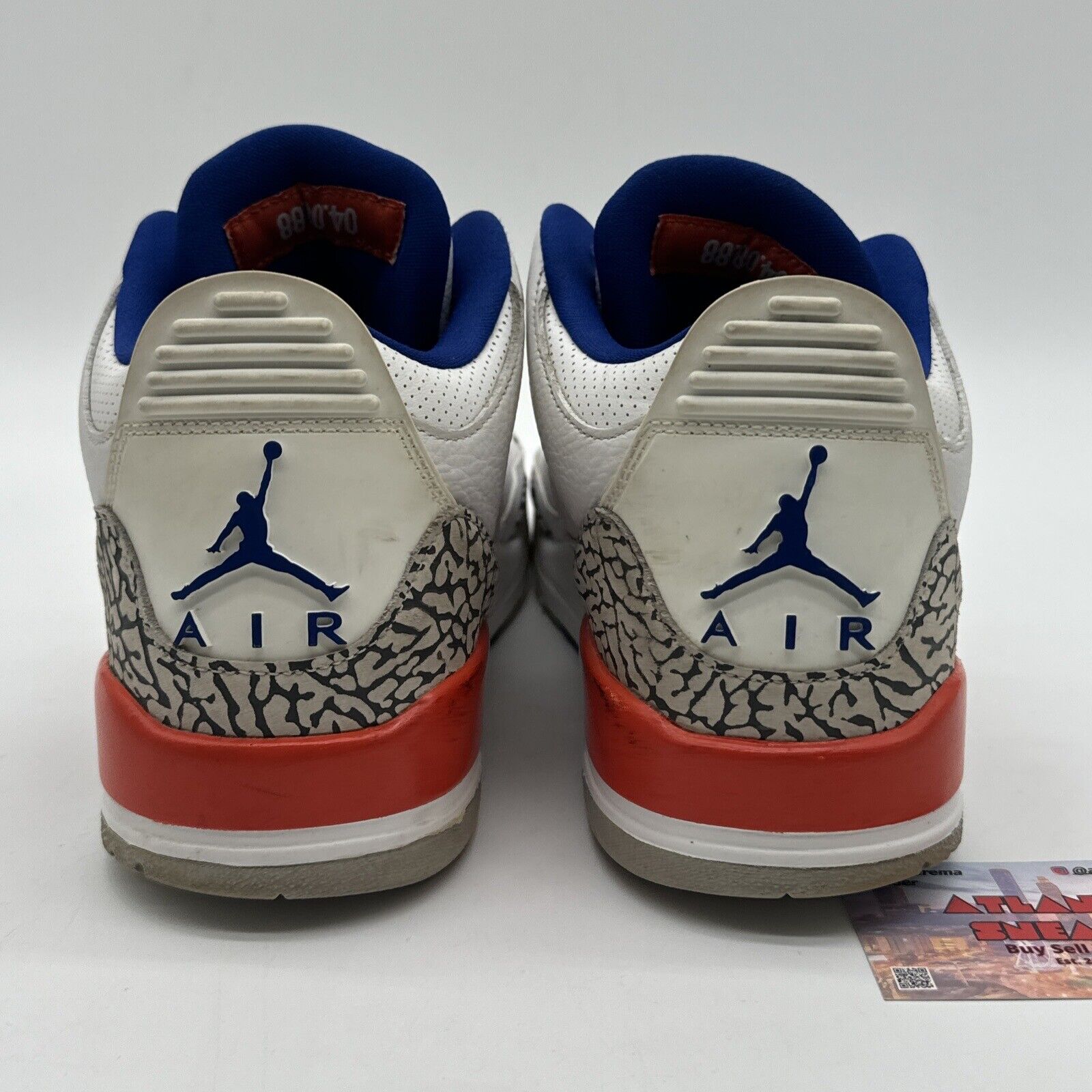 Size 9 - Jordan 3 Retro Knicks Rivals 2019 White Leather Orange Blue Gators OG