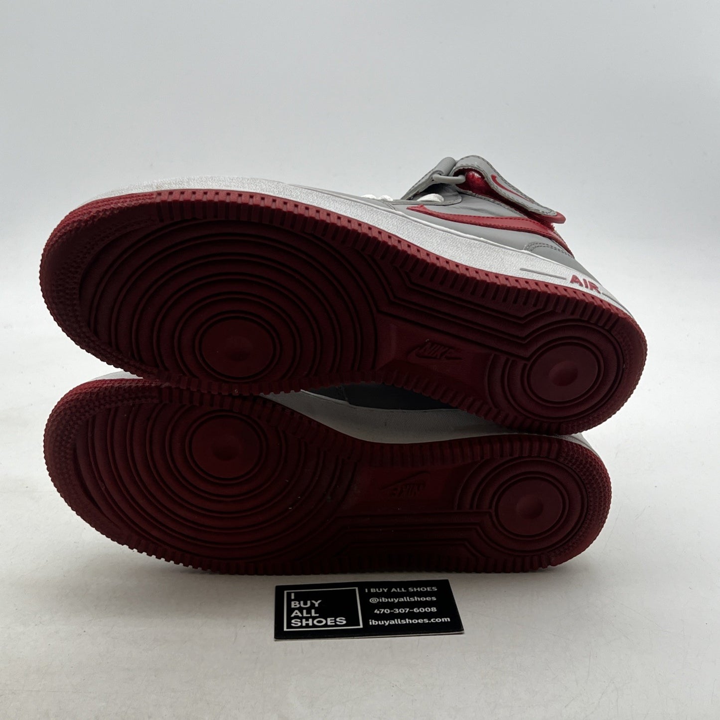 Size 9 - Nike Air Force 1 Mid Gray (306352-061)