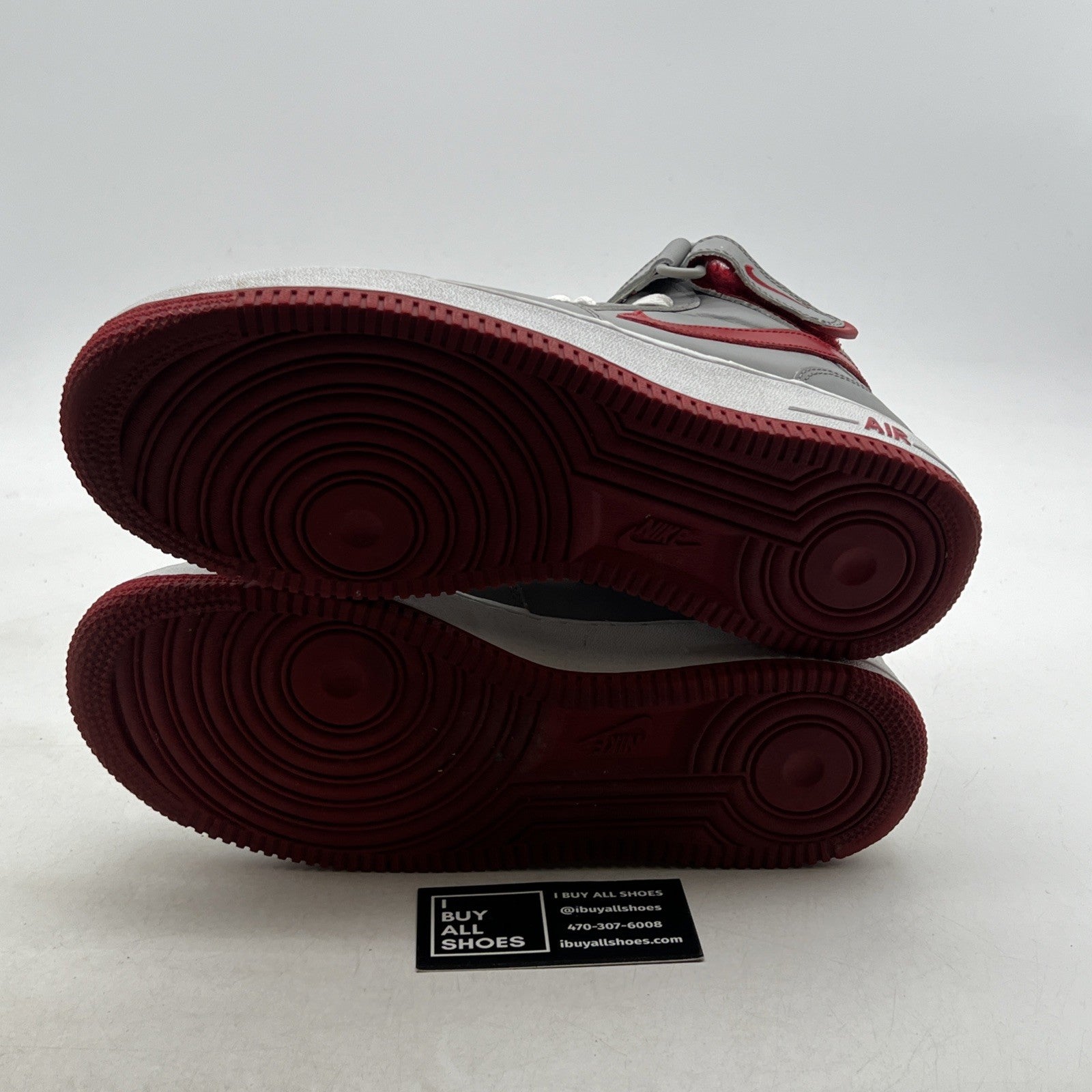 Size 9 - Nike Air Force 1 Mid Gray (306352-061)
