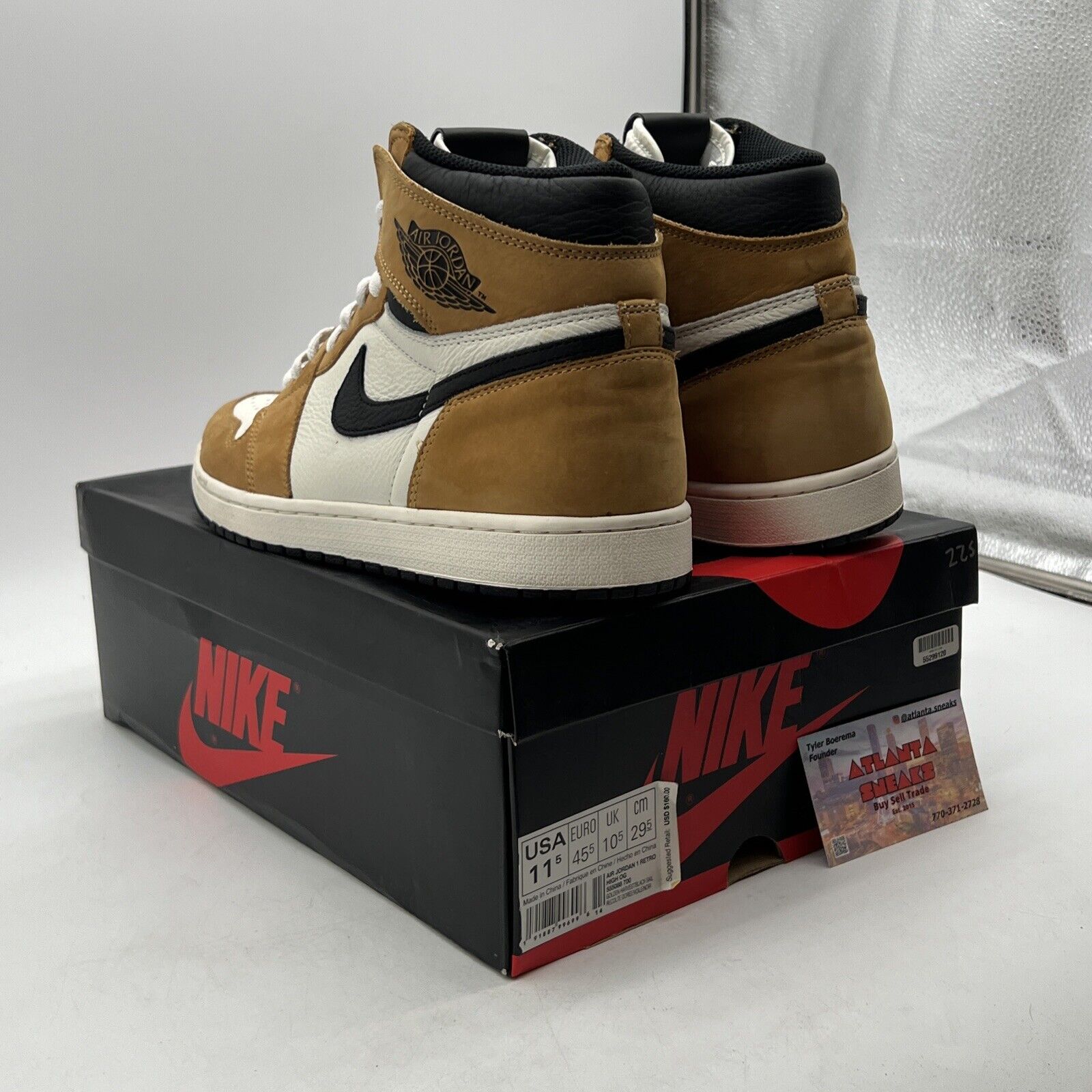 Size 11.5 - Jordan 1 Retro High OG Rookie of the Year 2018 (555088-700)