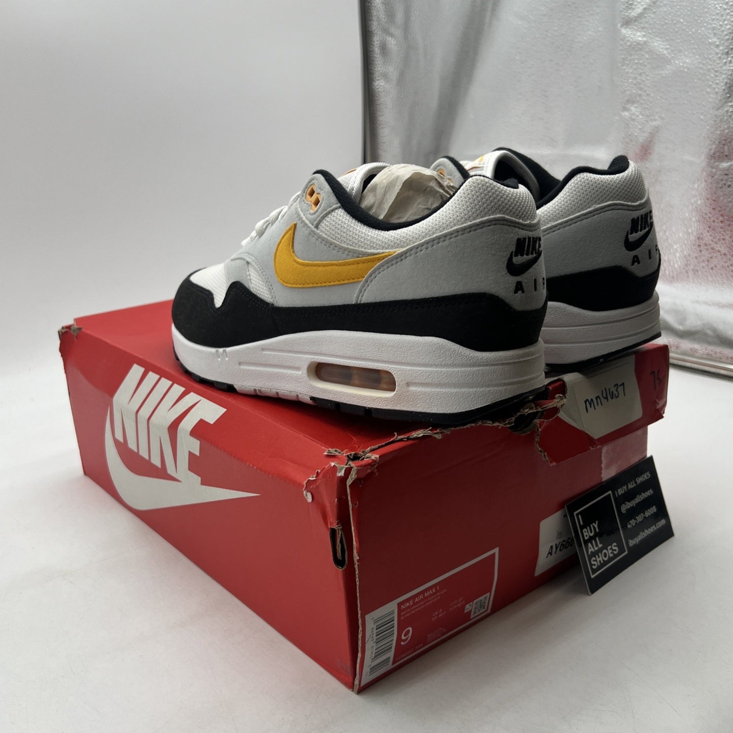 Size 9 - Nike Air Max 1 Steelers (FD9082-104)