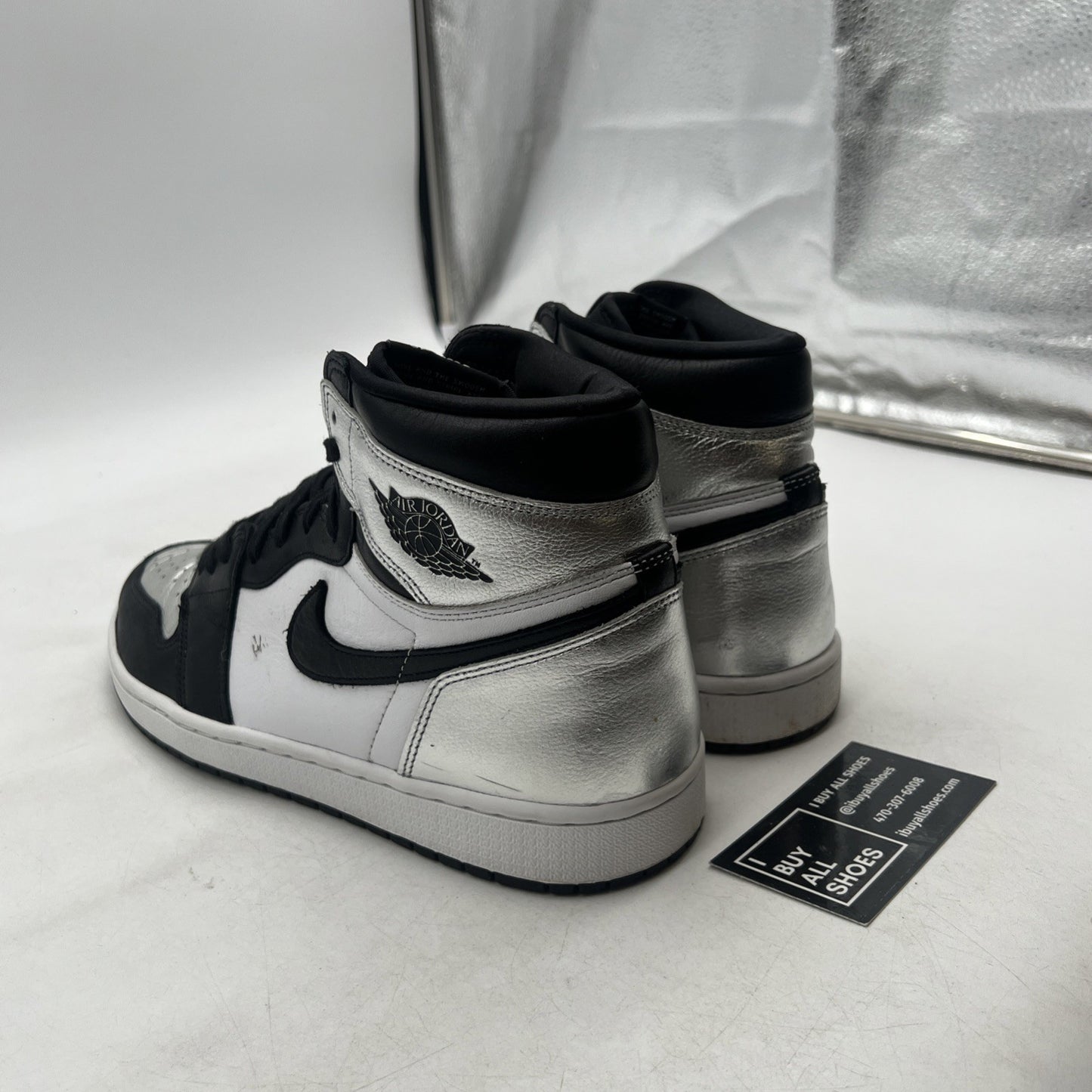Size 11 - Air Jordan 1 High OG Metallic Silver (CD0461-001)