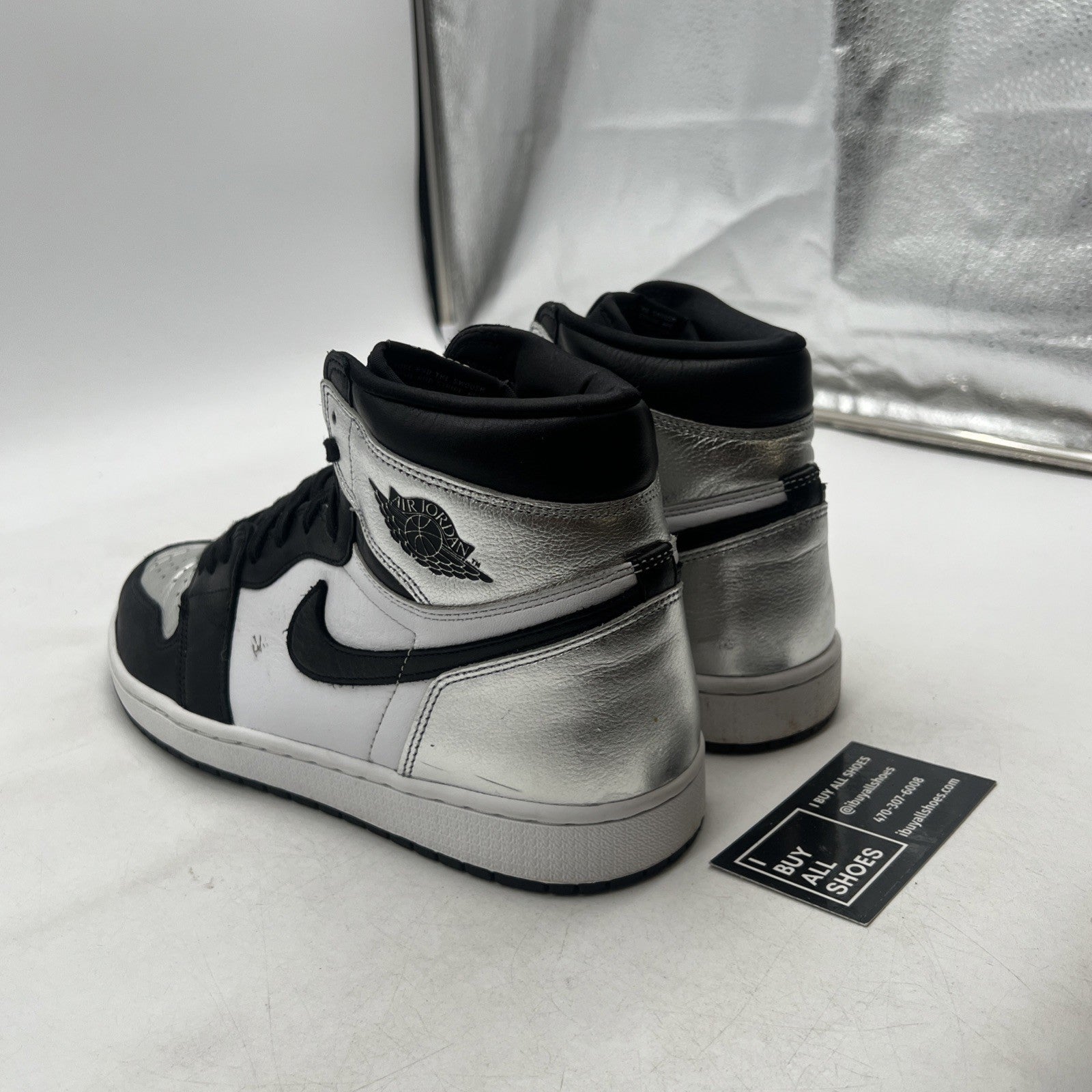 Size 11 - Air Jordan 1 High OG Metallic Silver (CD0461-001)
