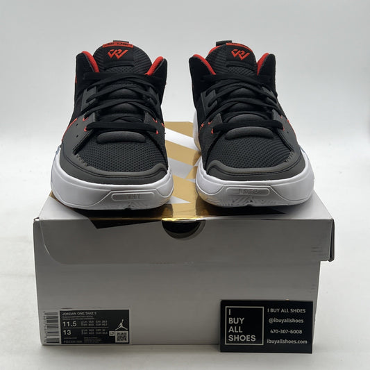 Size 11.5 - Jordan One Take 5 Black Habanero Red (FD2335-006)